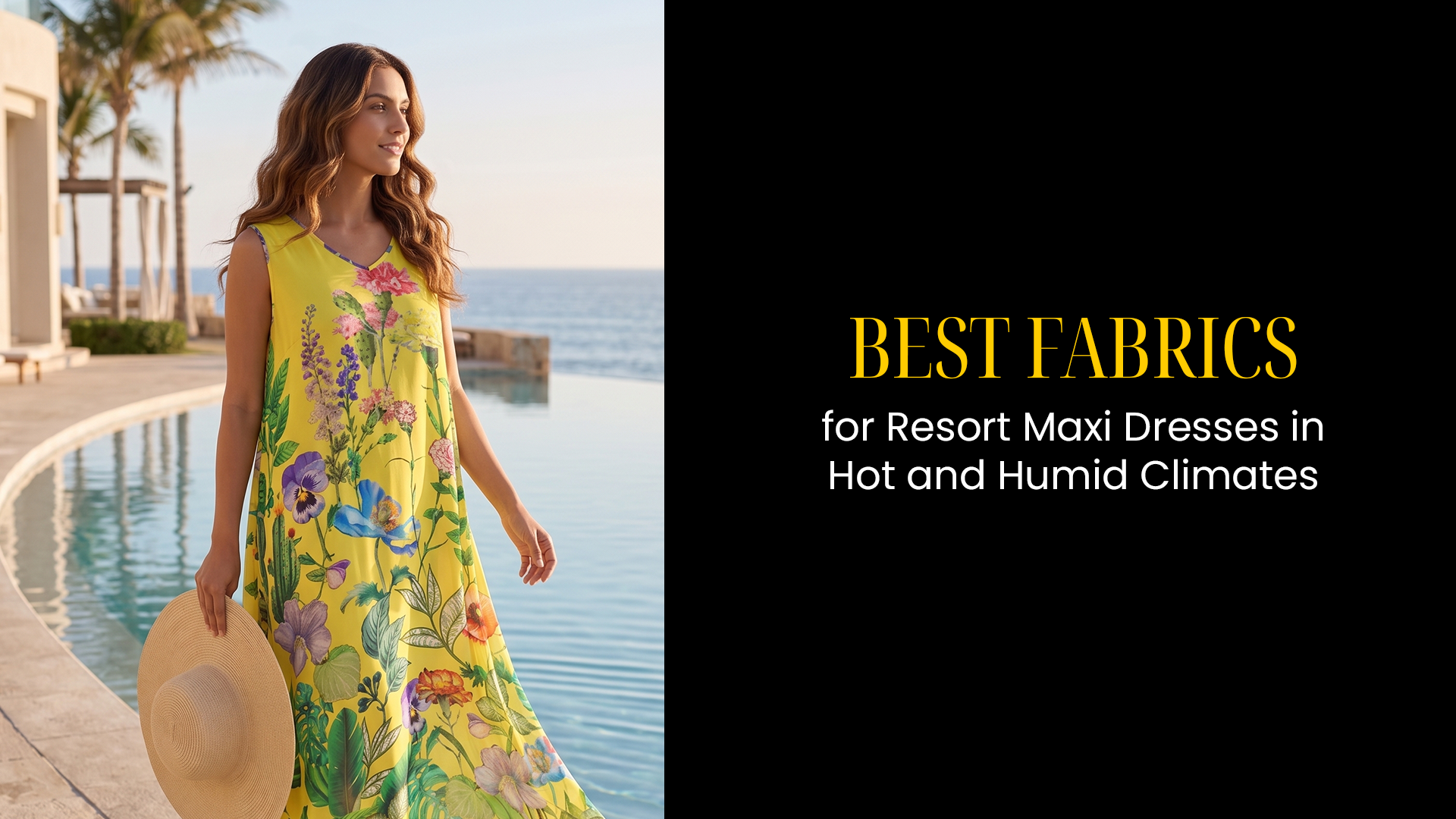 Best Fabrics for Resort Maxi Dresses in Hot and Humid Climates