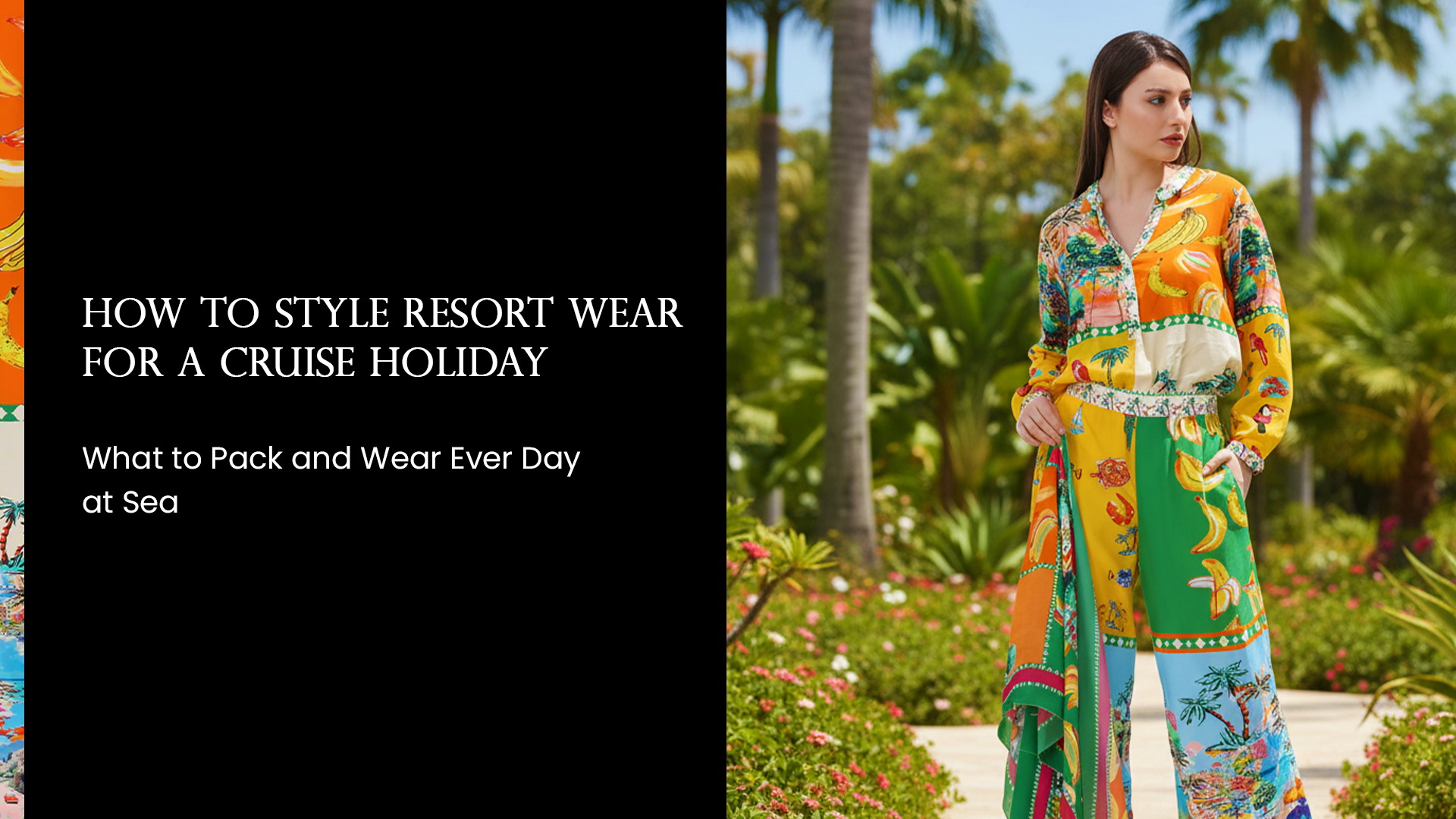 How to style resort wear for a cruise holiday