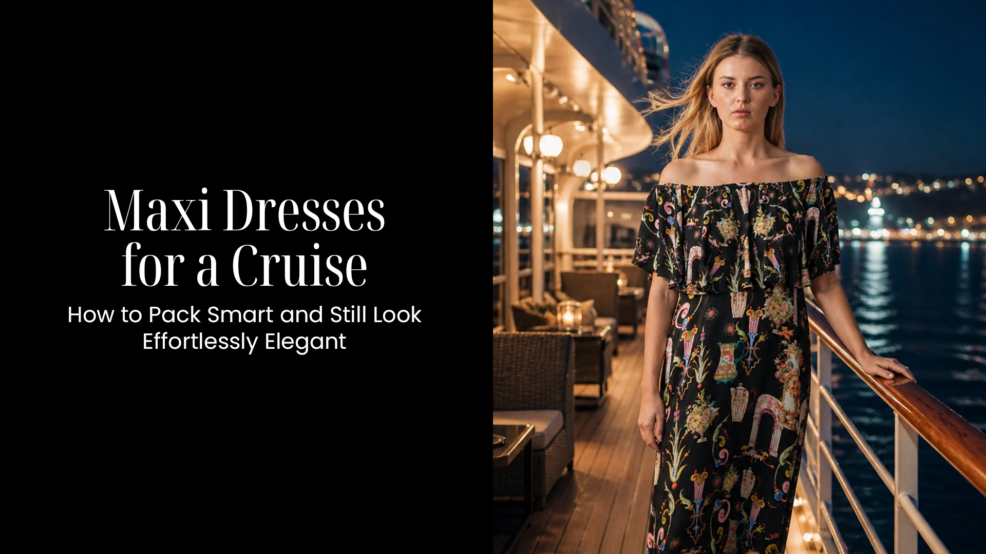 Maxi Dresses for a Cruise: How to Pack Smart and Still Look Effortlessly Elegant