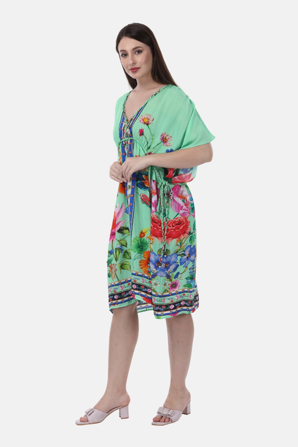 AMOUR GARDENIA - SHORT KAFTAN - TheSwankStore