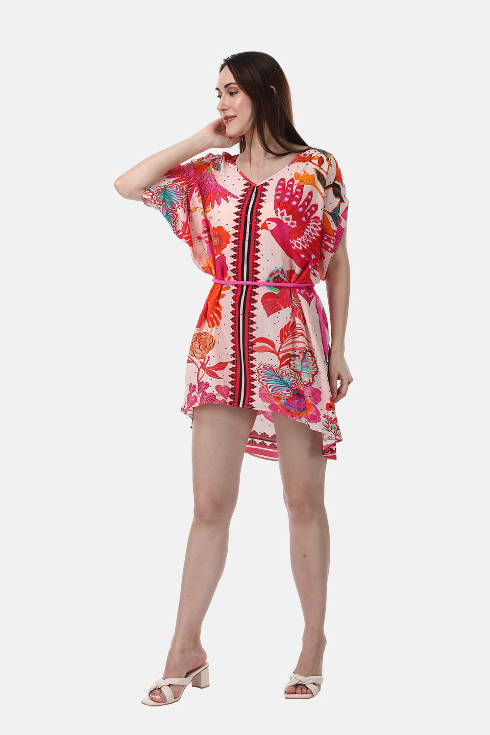 BIRDS OF PARADISE - KAFTAN TUNIC - TheSwankStore