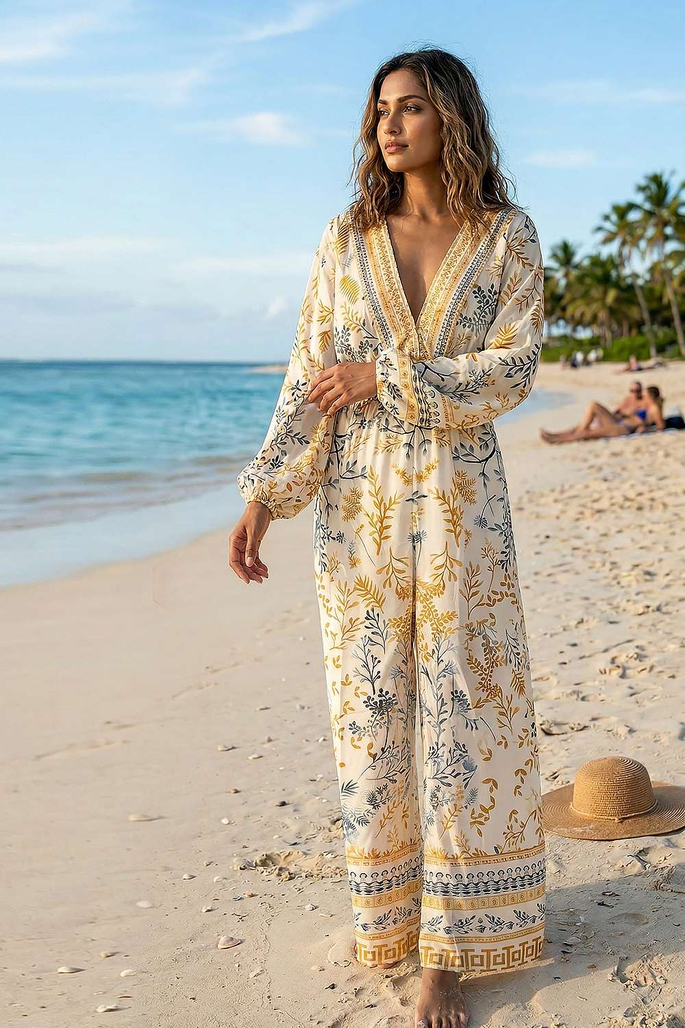 BRISBANE - LUXE JUMPSUIT 100% Silk - TheSwankStore