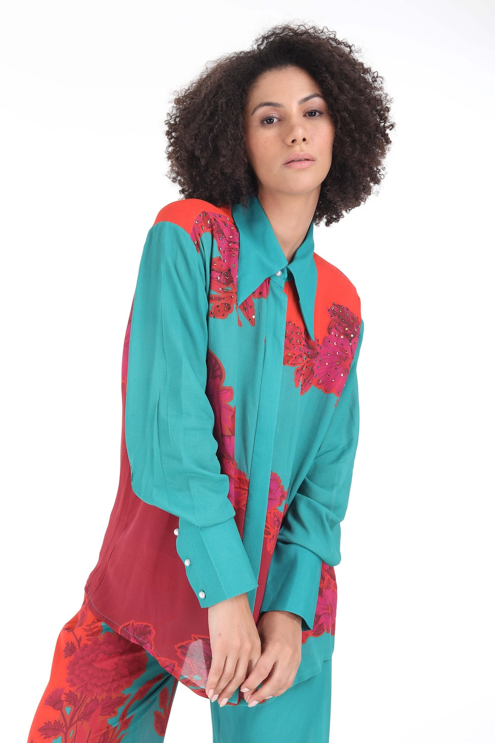 FIORENZE - ANAYA COLLAR SHIRT - TheSwankStore