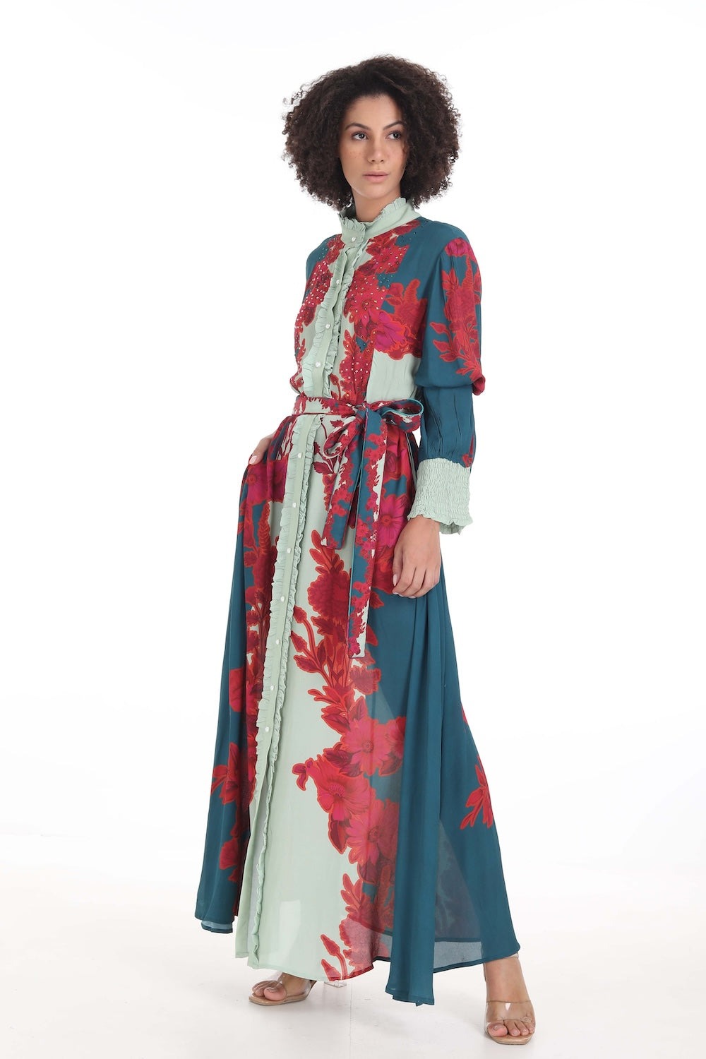 FIORENZE - LONG FREYA DRESS - TheSwankStore