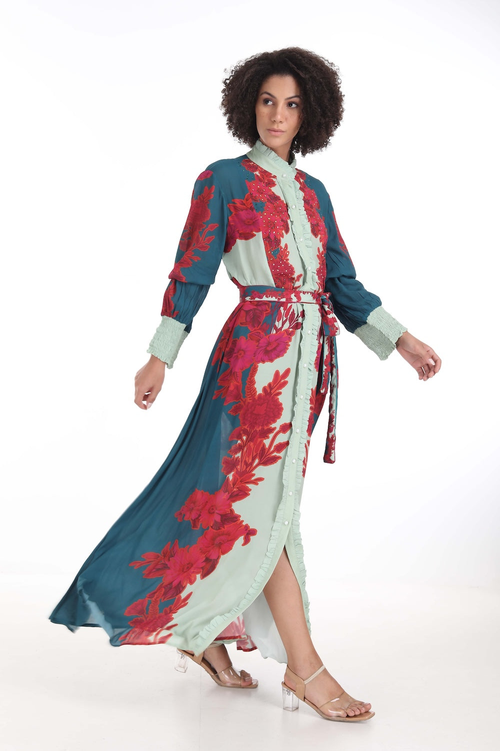 FIORENZE - LONG FREYA DRESS - TheSwankStore