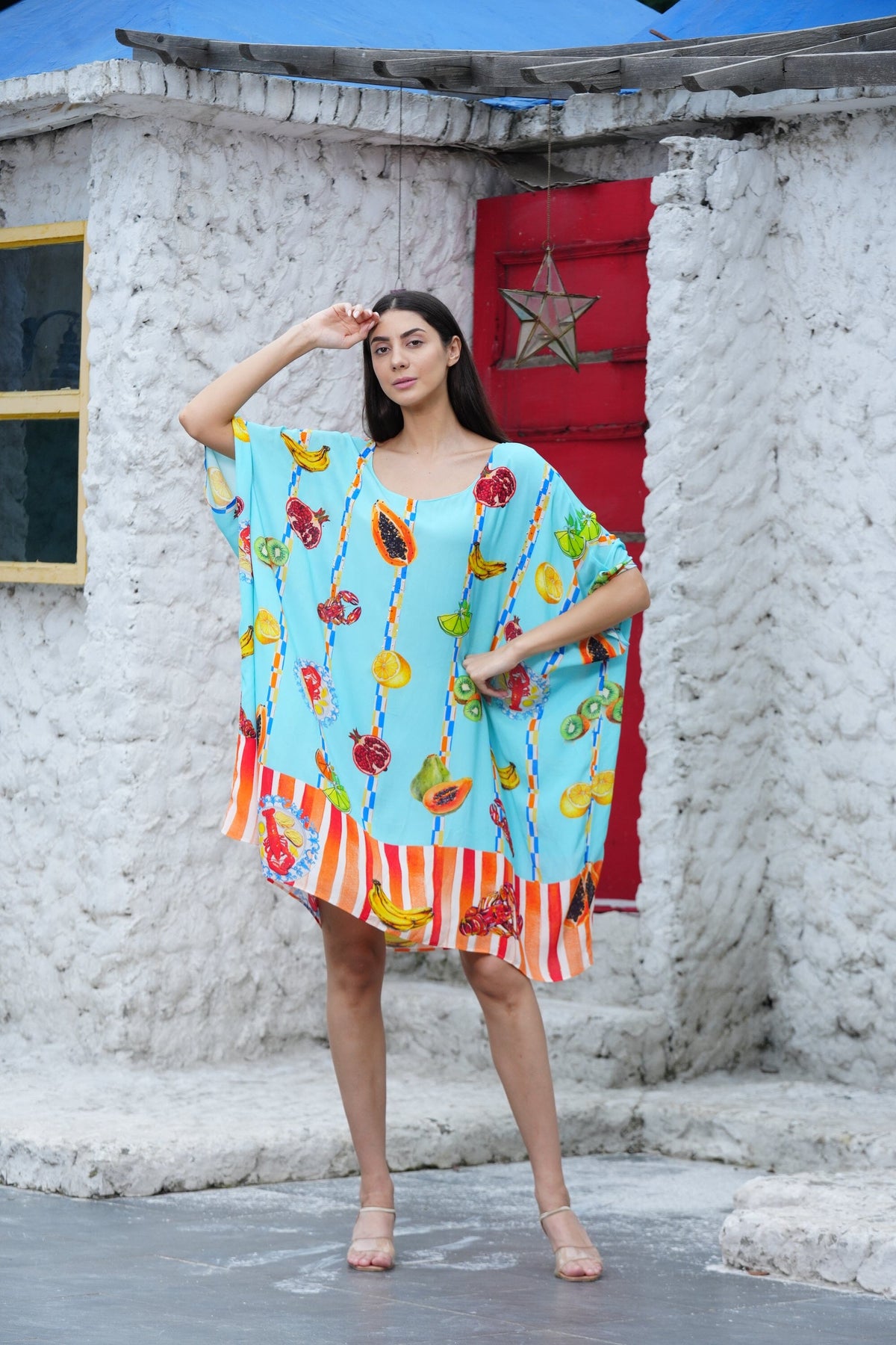 LUCCIANO - SHORT BOX KAFTAN - TheSwankStore