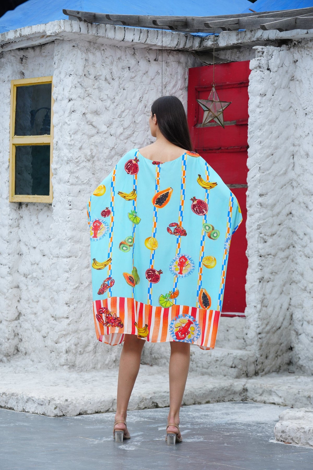 LUCCIANO - SHORT BOX KAFTAN - TheSwankStore