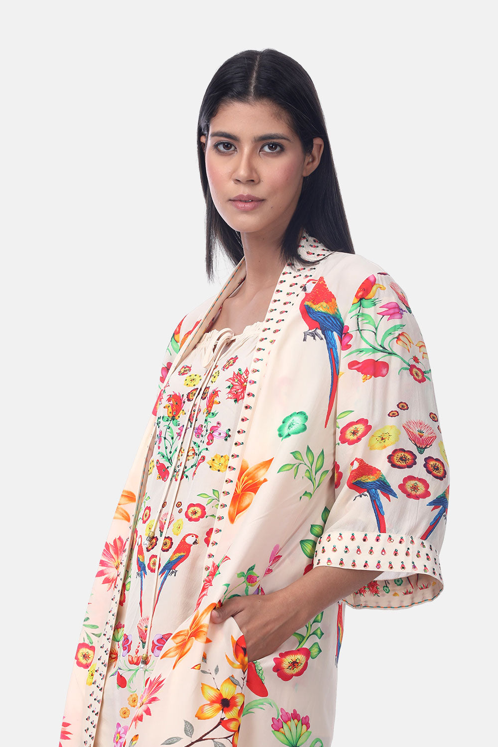 MESSIAN - KIMONO LONG SHRUG - TheSwankStore