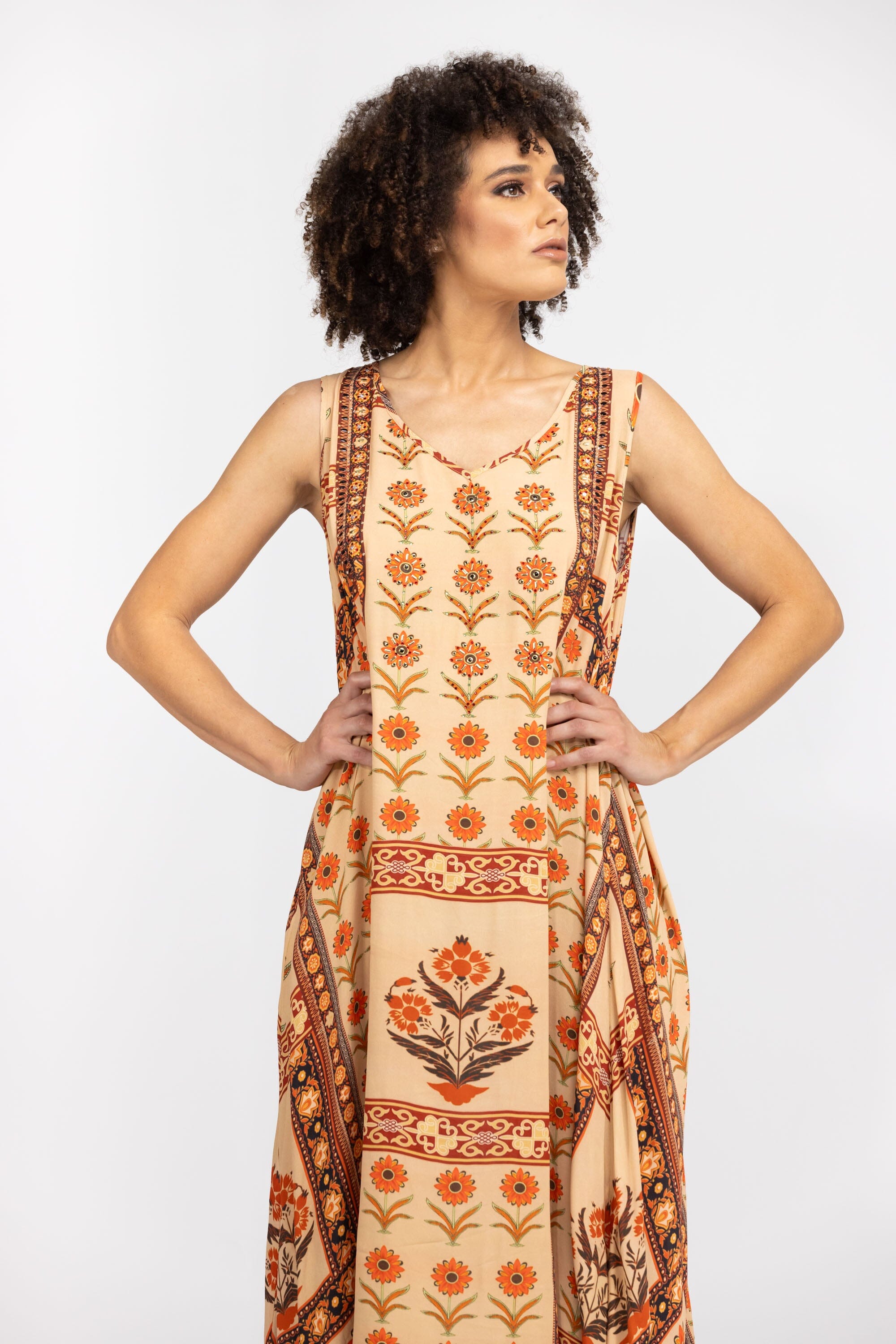 MAHOGANY - SLEEVELESS MAXI DRESS - TheSwankStore