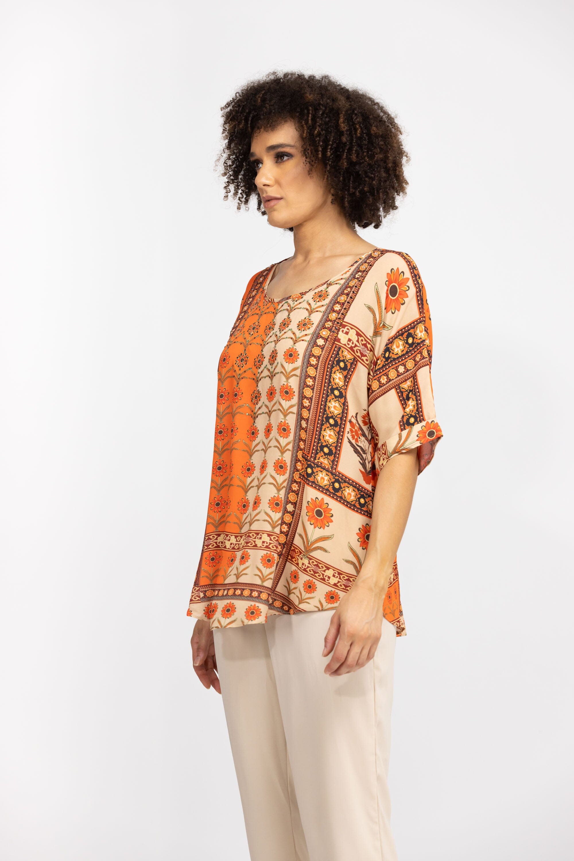 MAHOGANY - KAFTAN TOP (Shorter Style) - TheSwankStore