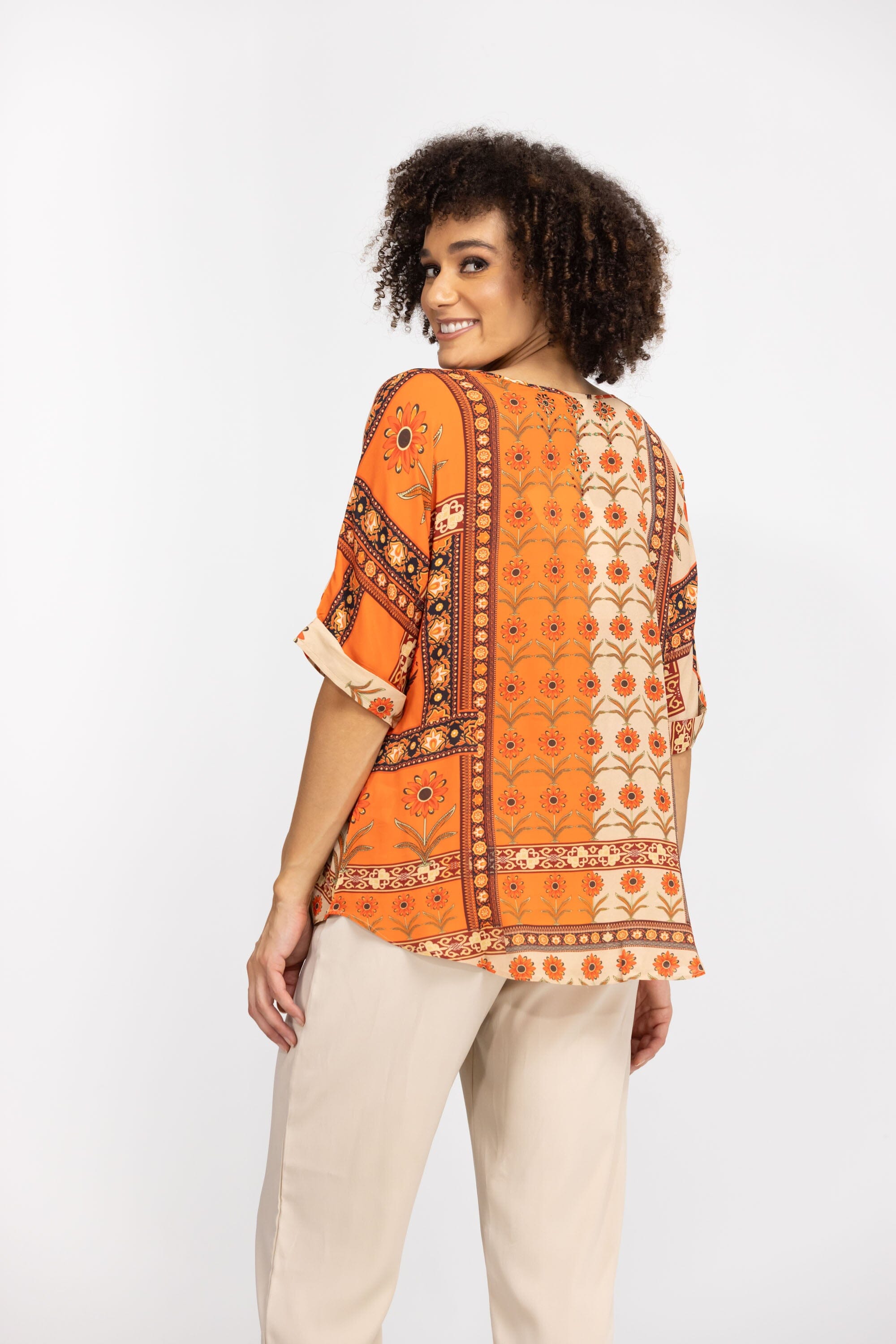 MAHOGANY - KAFTAN TOP (Shorter Style) - TheSwankStore