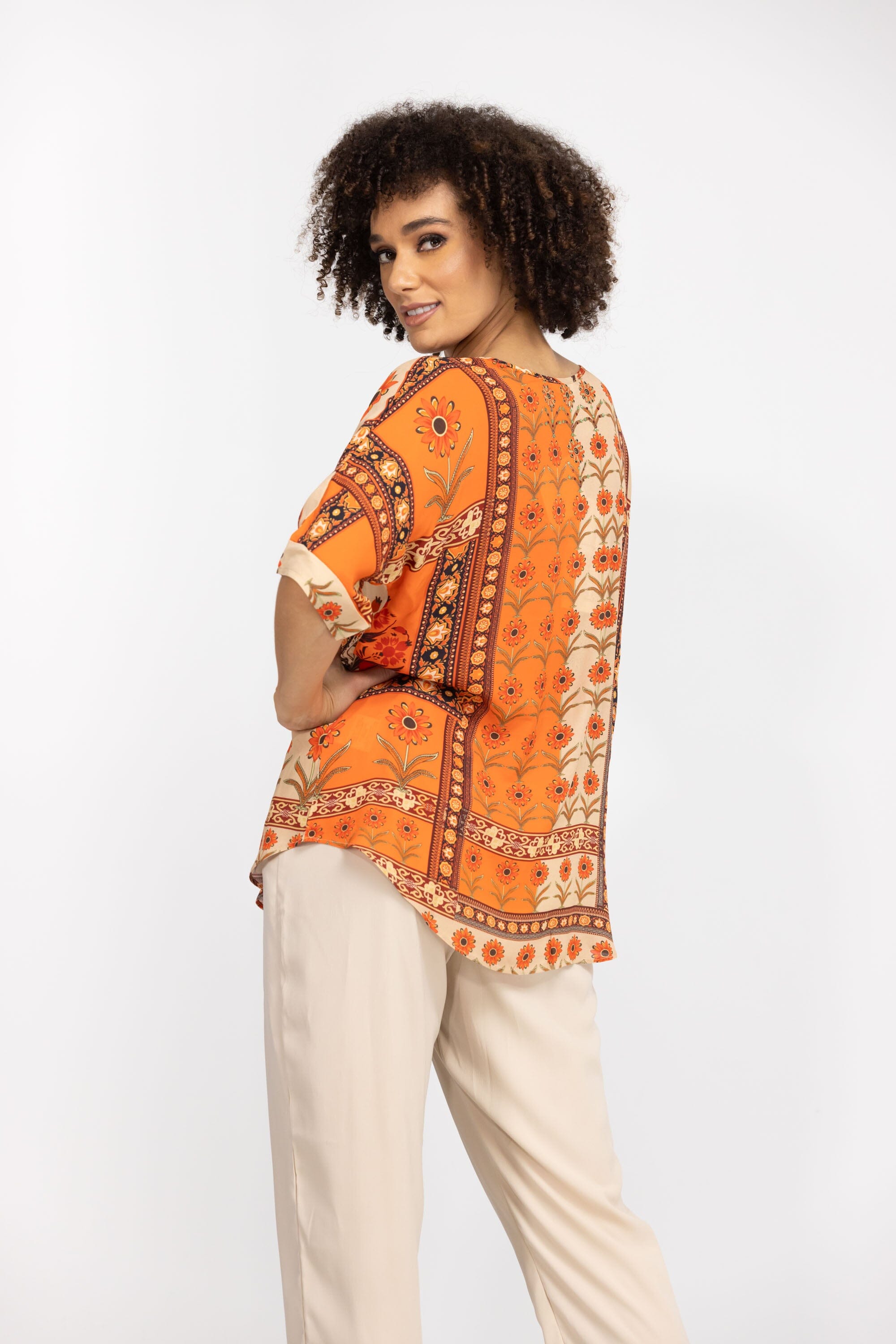 MAHOGANY - KAFTAN TOP (Shorter Style) - TheSwankStore