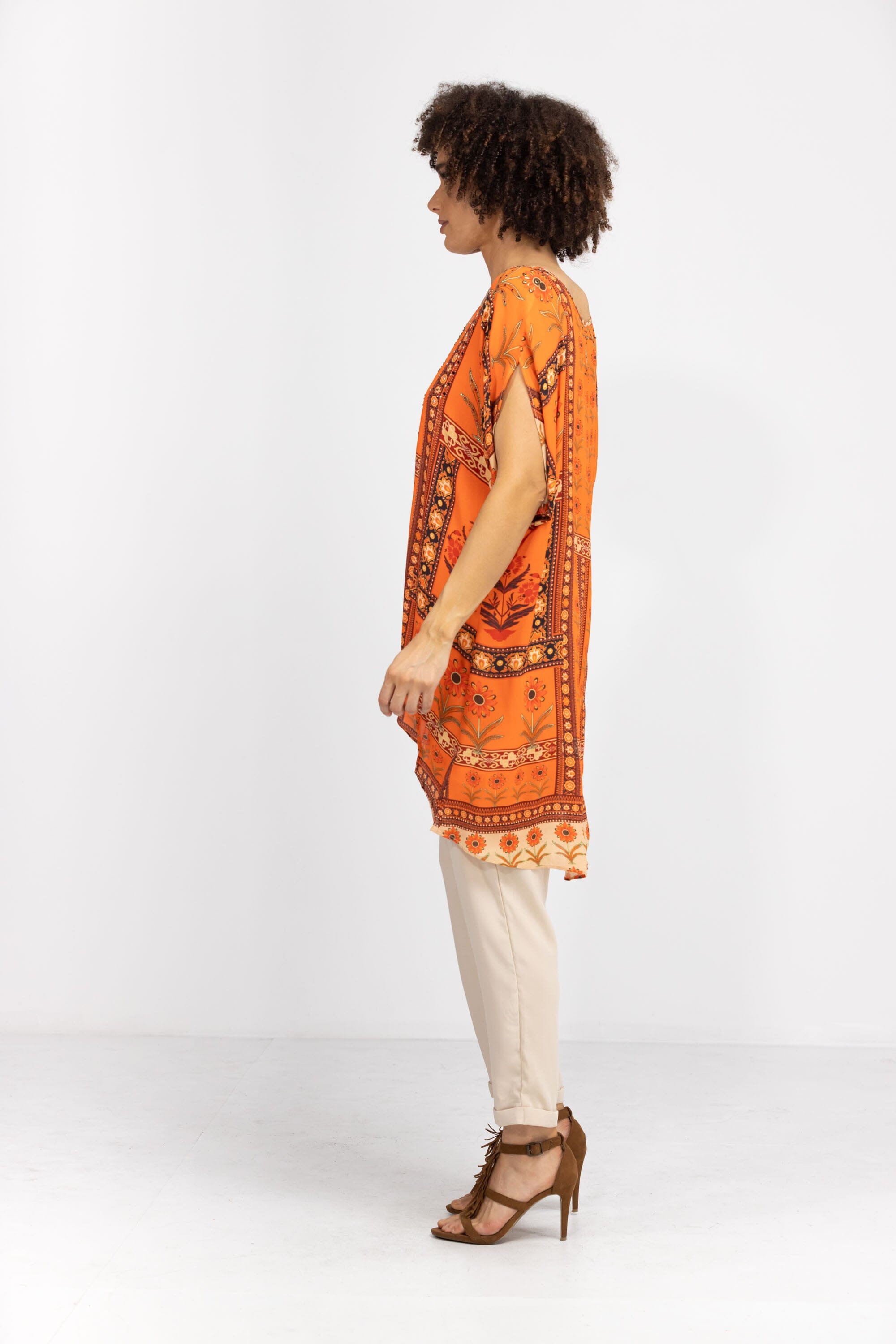 MAHOGANY - KAFTAN TUNIC - TheSwankStore