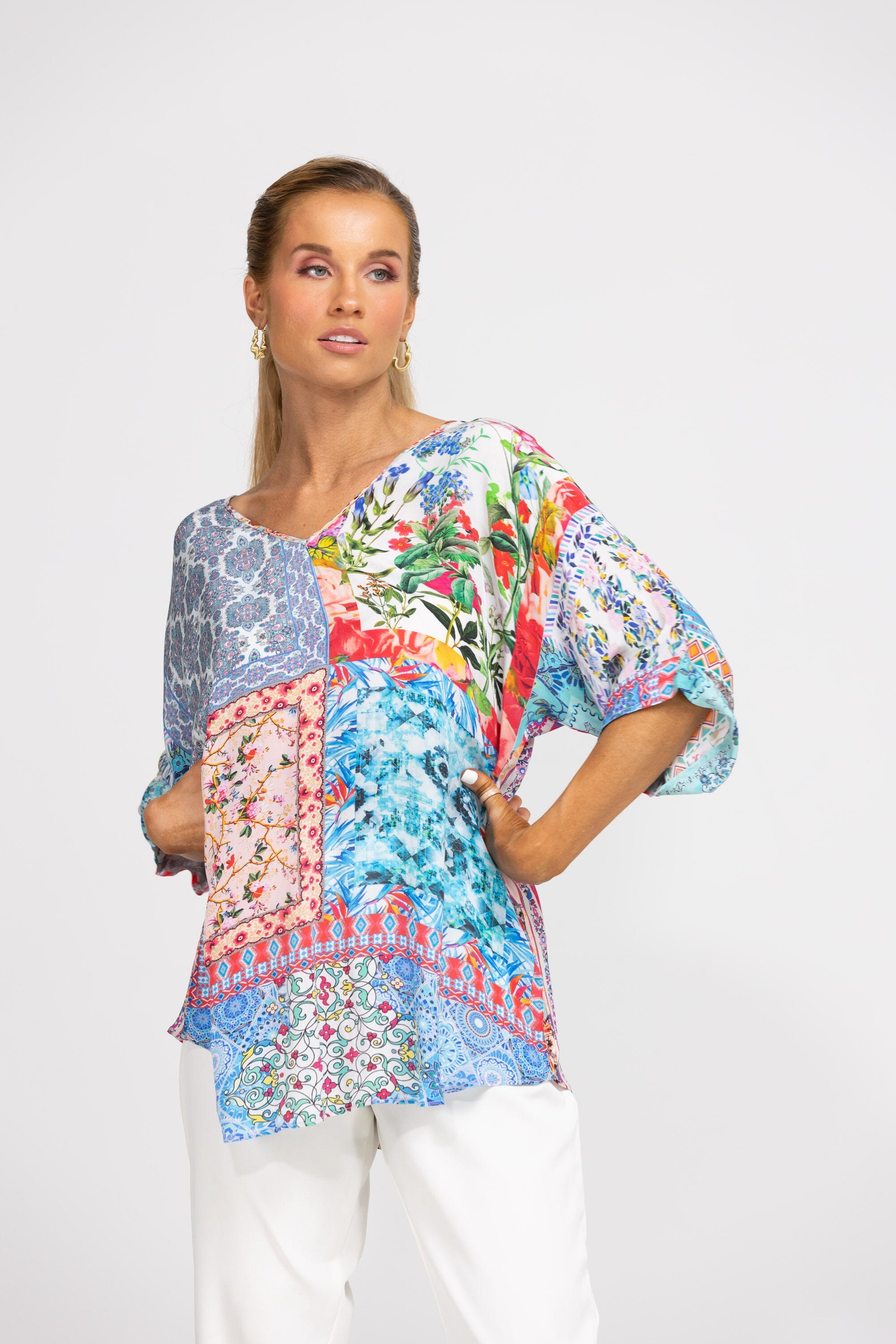 DAMASCUS - KAFTAN TOP (Shorter Style) - TheSwankStore