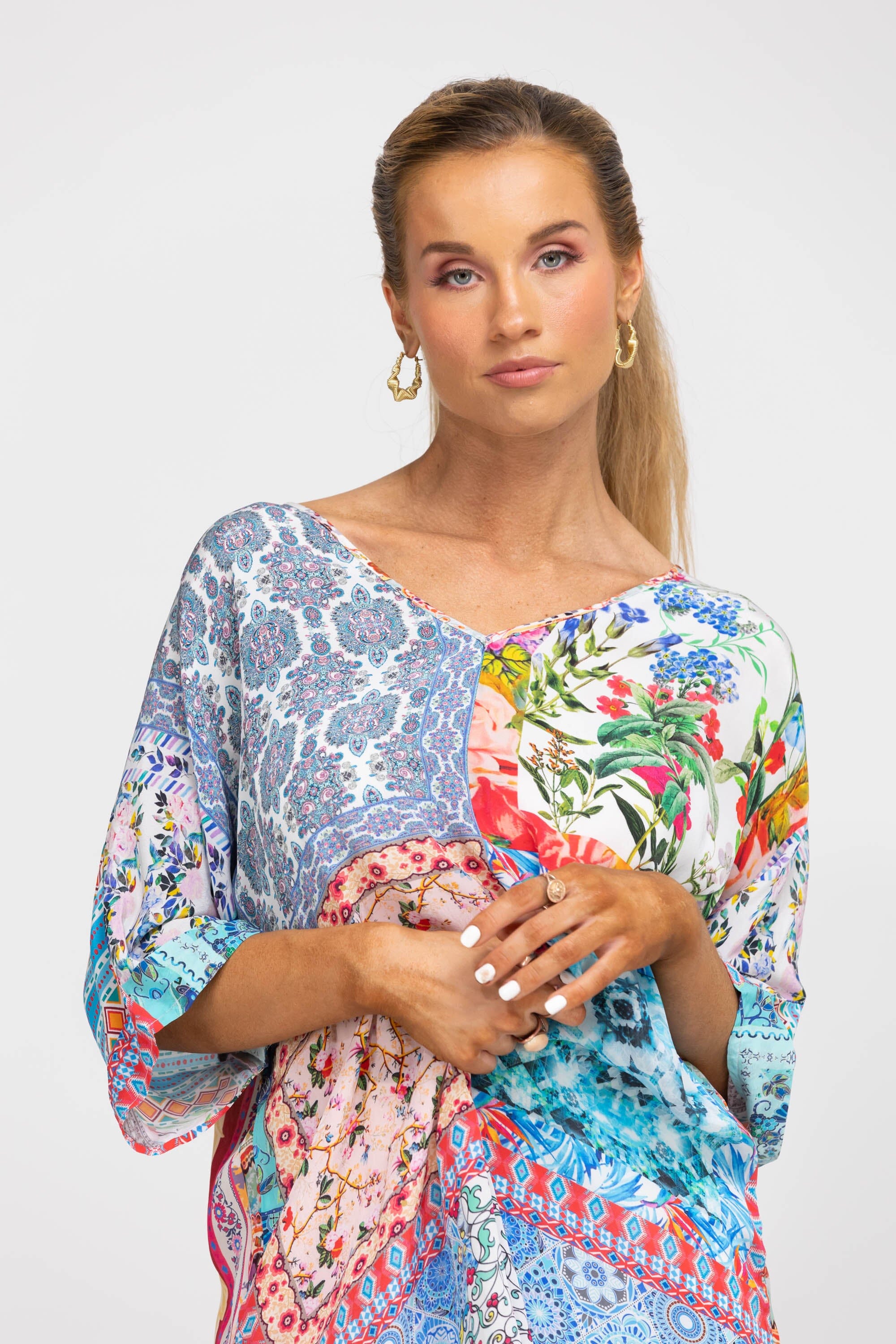 DAMASCUS - KAFTAN TOP (Shorter Style) - TheSwankStore