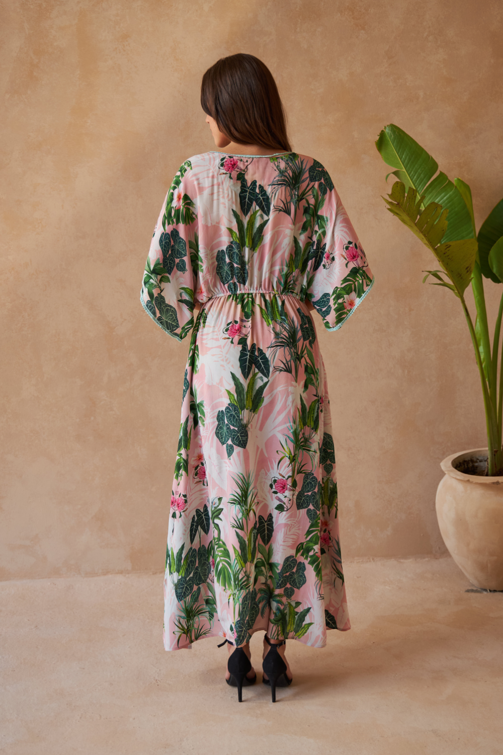 PALM GREEN - PEONY DRESS - TheSwankStore