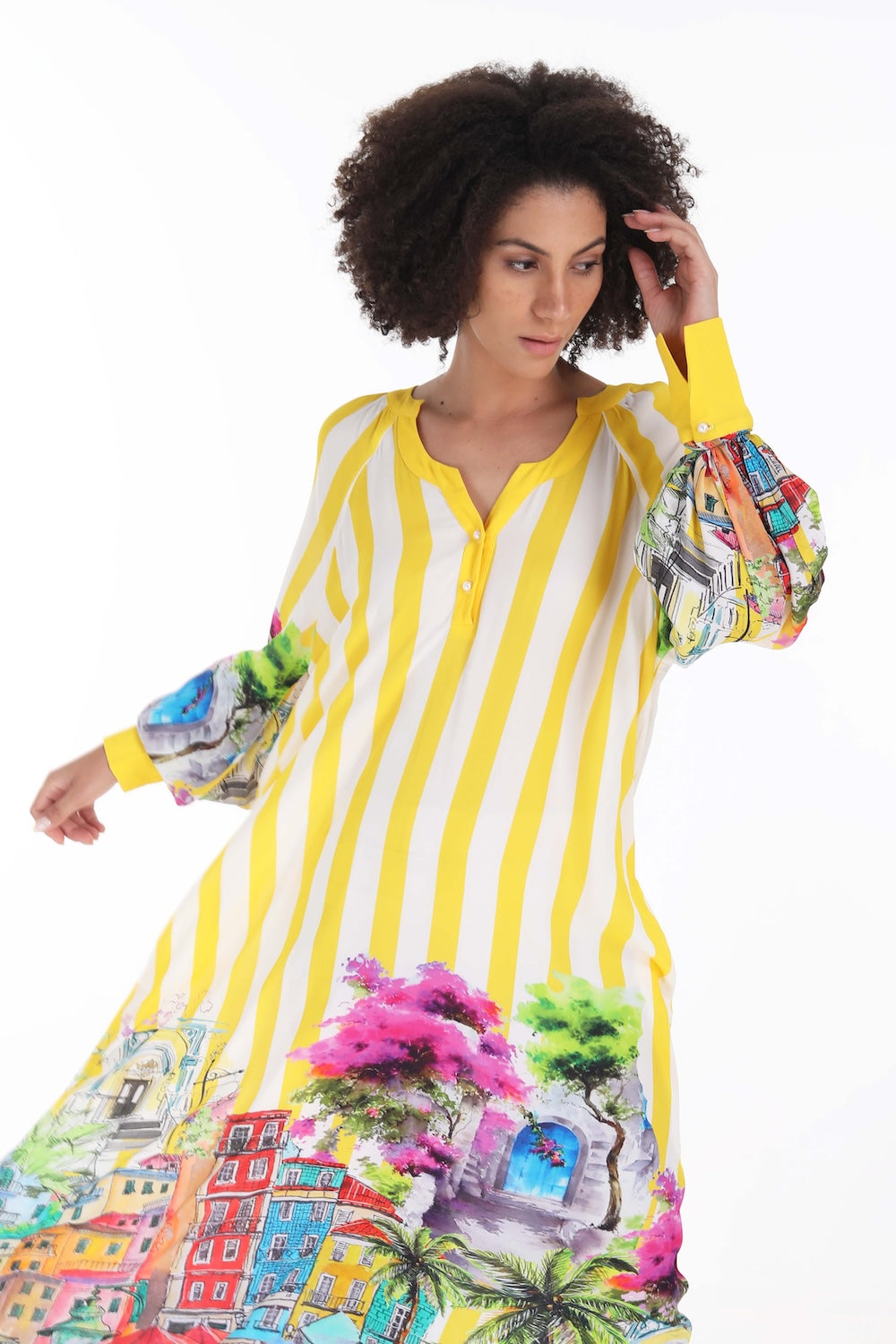 ST TROPEZ - SMOCK DRESS - TheSwankStore
