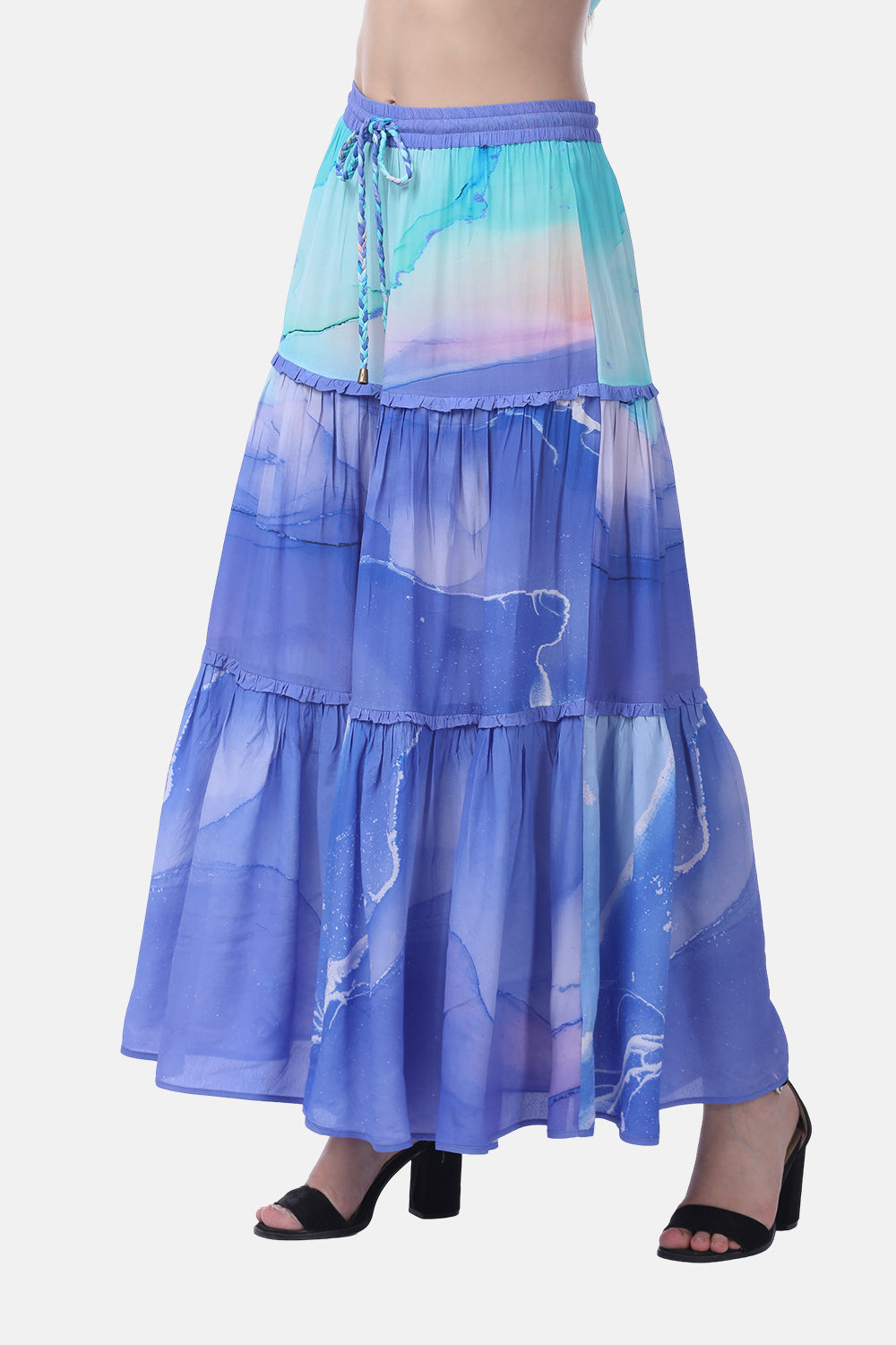 TEMPER BLUE - BANJARA SKIRT - TheSwankStore