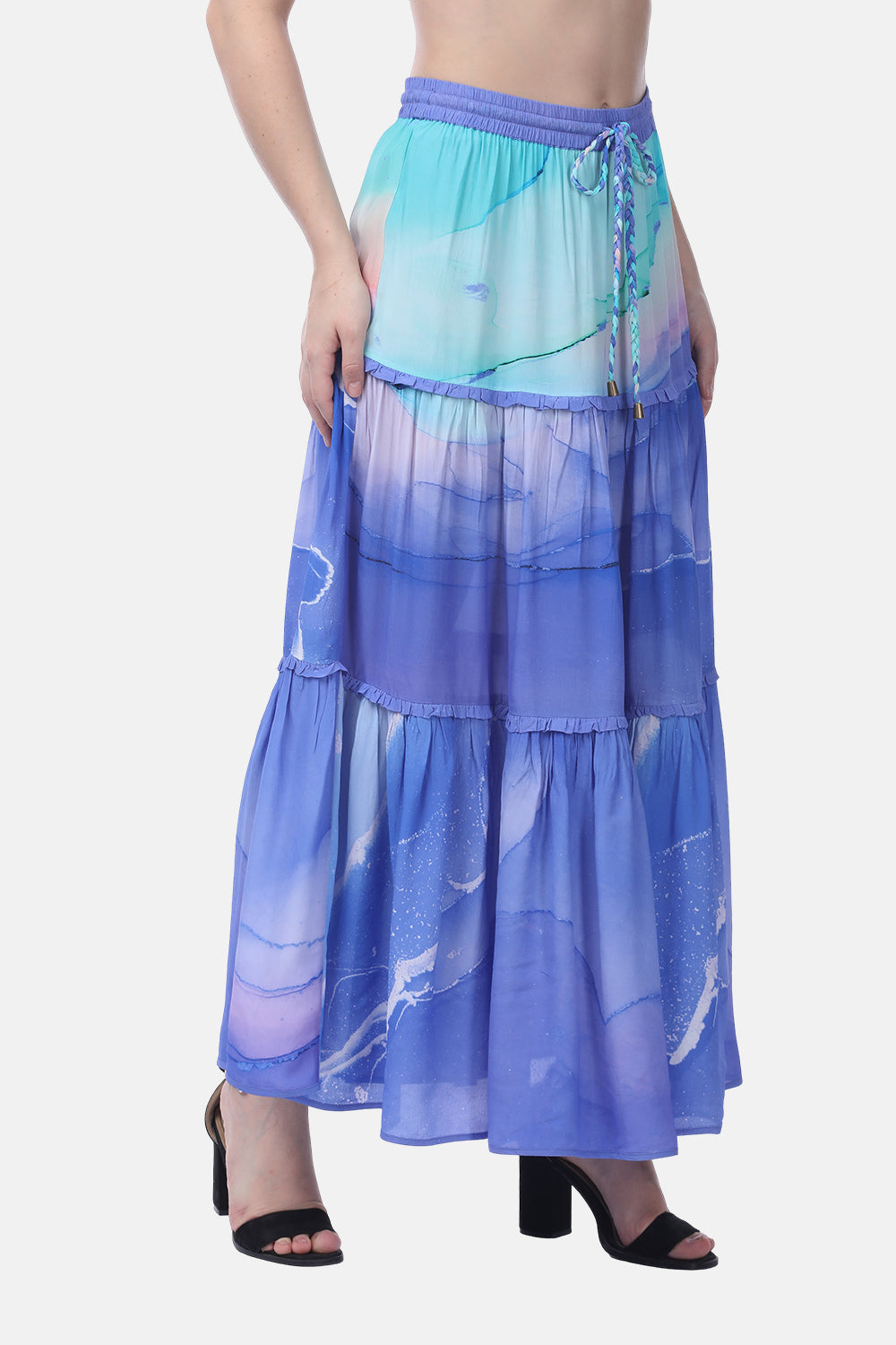 TEMPER BLUE - BANJARA SKIRT - TheSwankStore