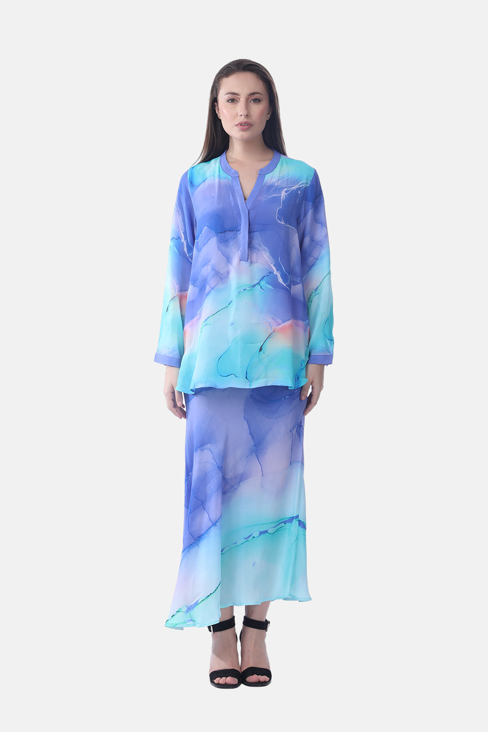 TEMPER BLUE - MILANO SHIRT - TheSwankStore