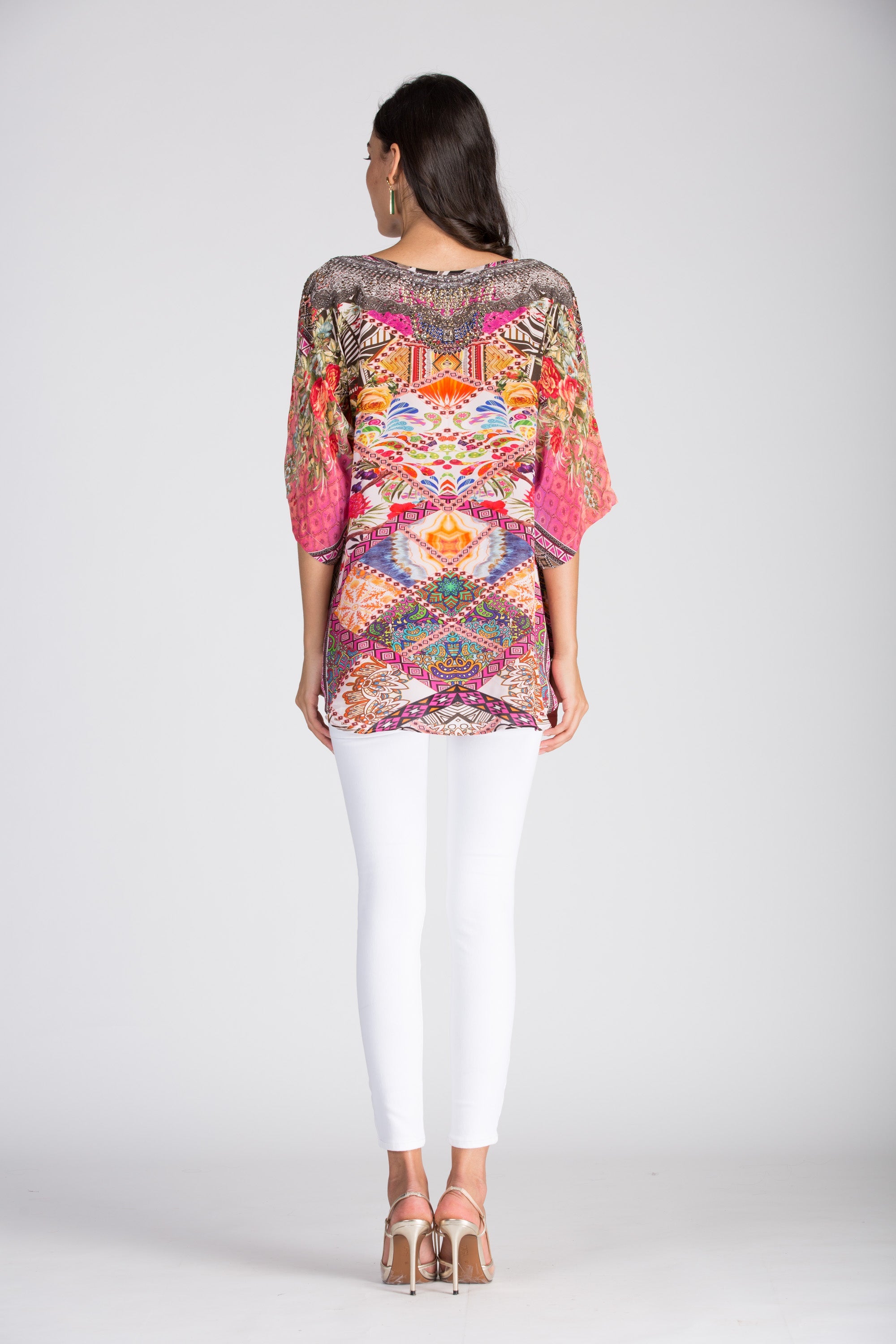 TUNISIA - KAFTAN TOP (Shorter Style) - TheSwankStore