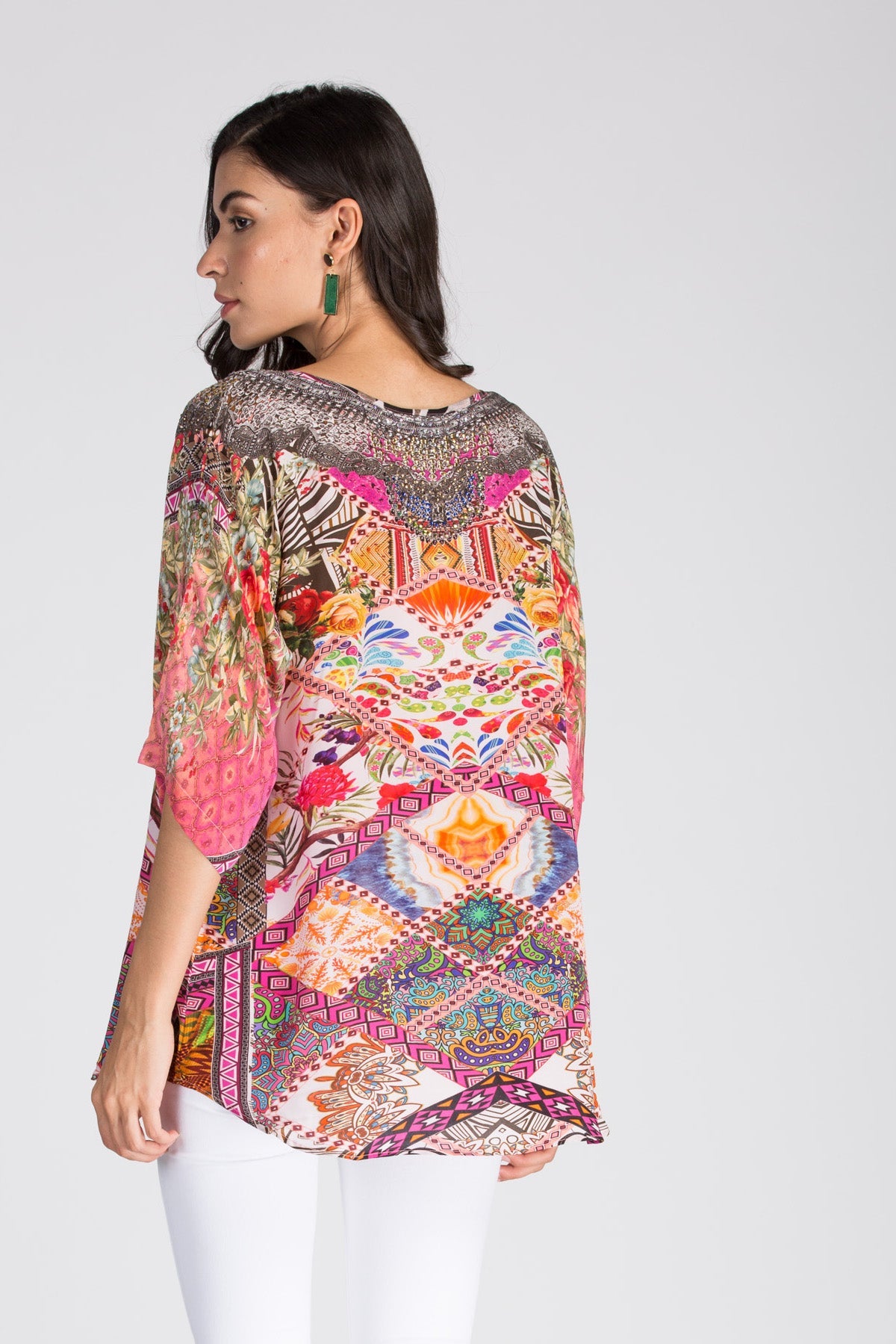 TUNISIA - KAFTAN TOP (Shorter Style) - TheSwankStore