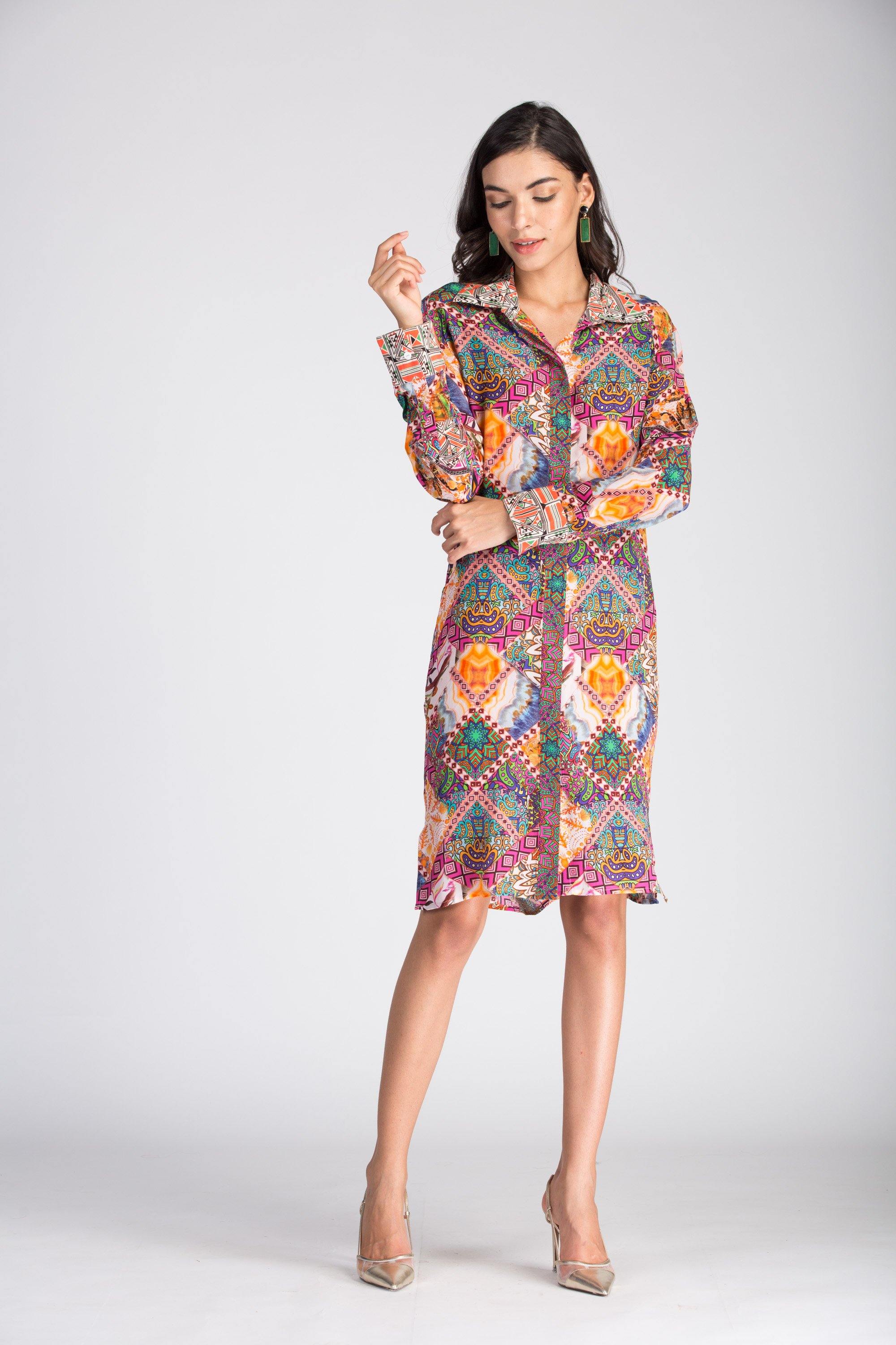 TUNISIA - SHIRT DRESS - TheSwankStore