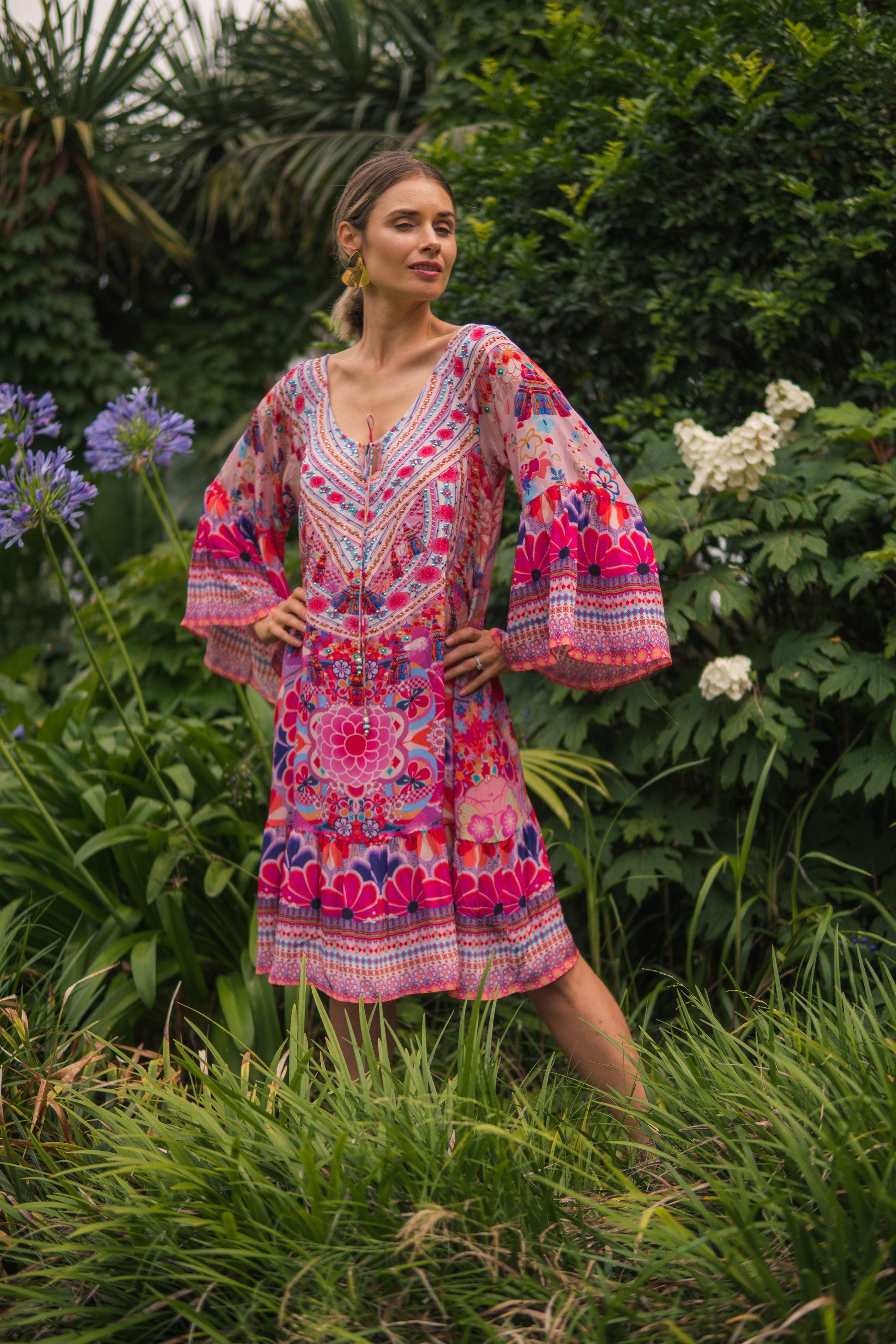 CHERRY BLOSSOM - GYPSY DRESS - TheSwankStore