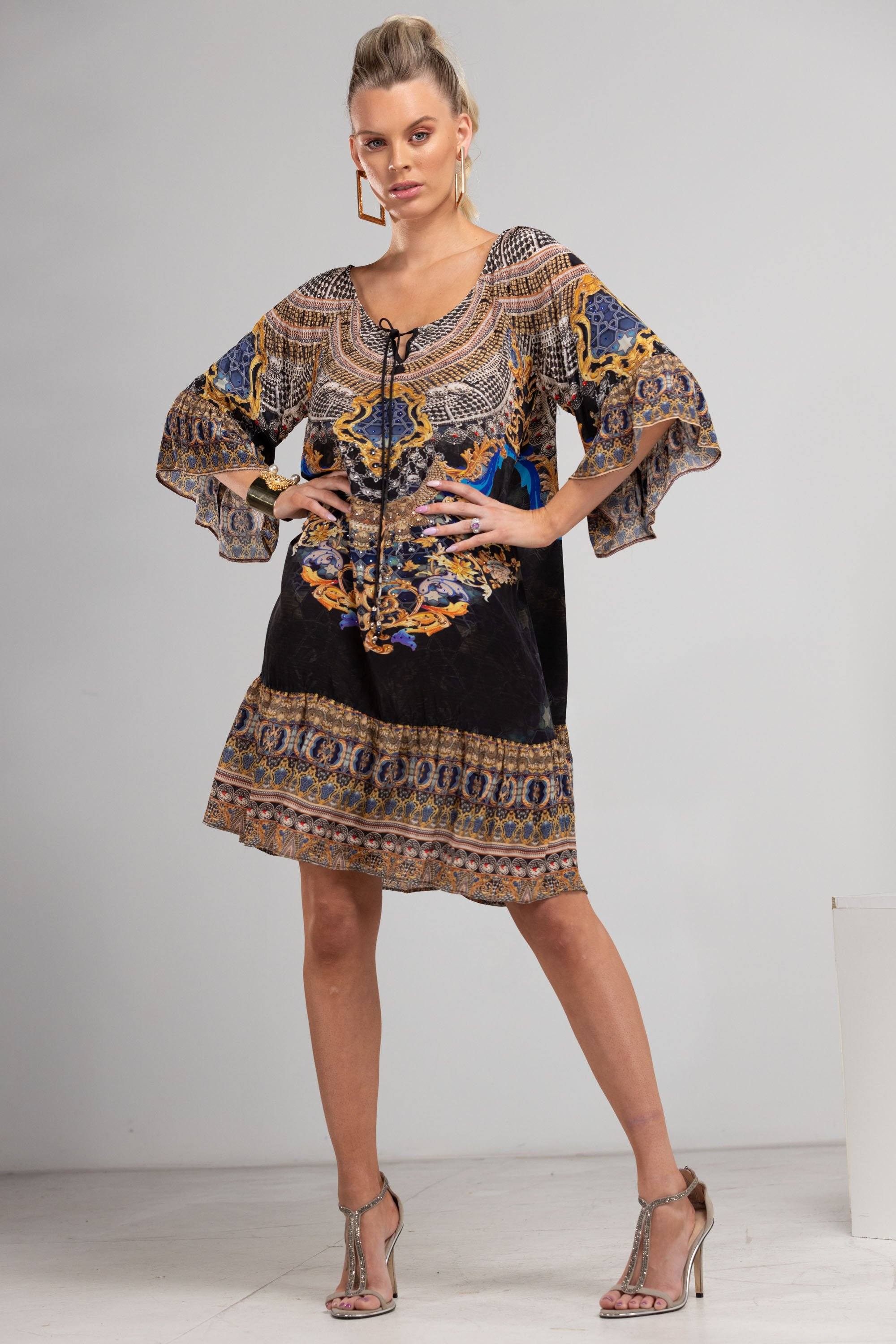 MIDNIGHT IN PARIS - GYPSY DRESS - TheSwankStore