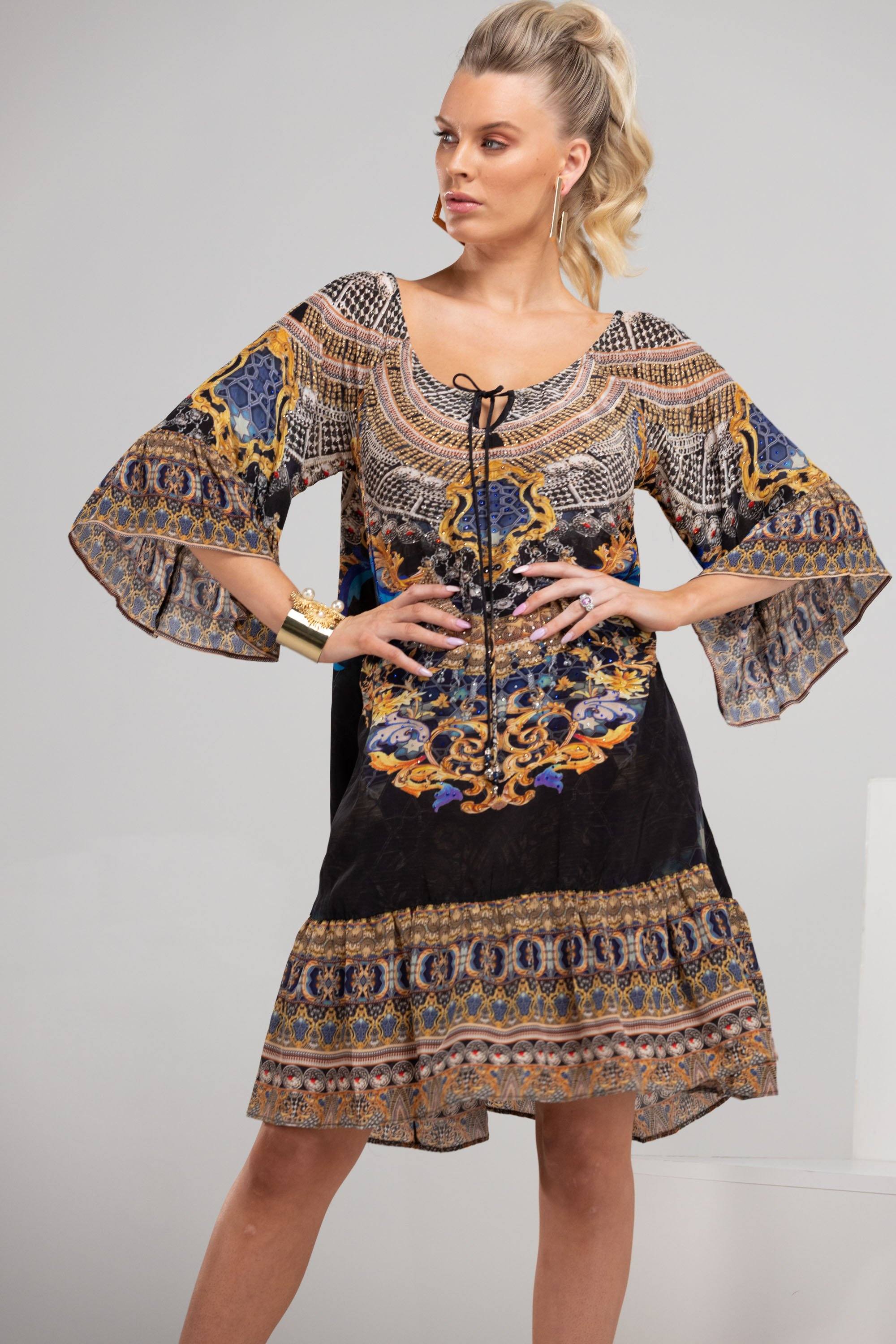 MIDNIGHT IN PARIS - GYPSY DRESS - TheSwankStore