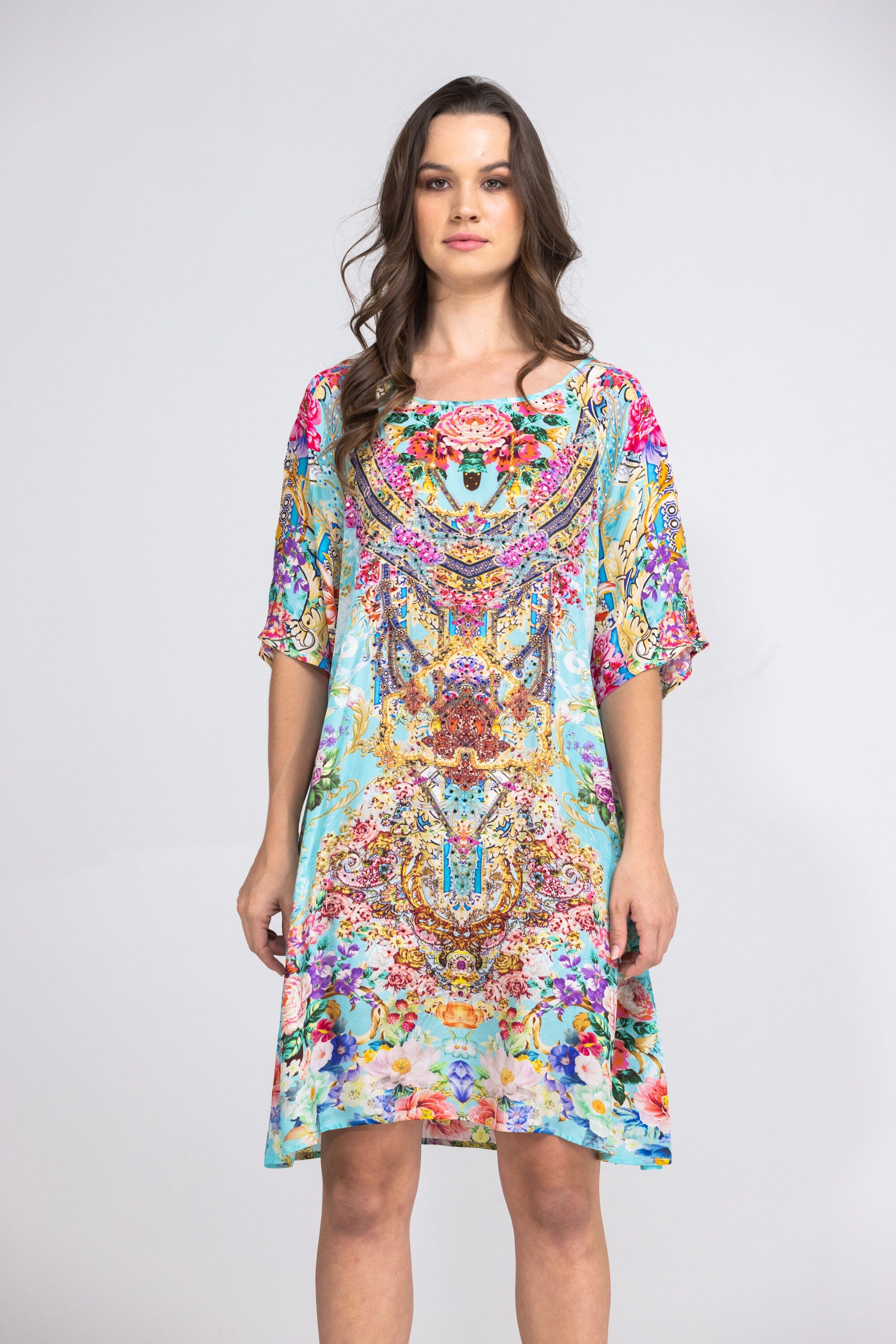 FLORINA JOUR - SLIT SLEEVE DRESS - TheSwankStore