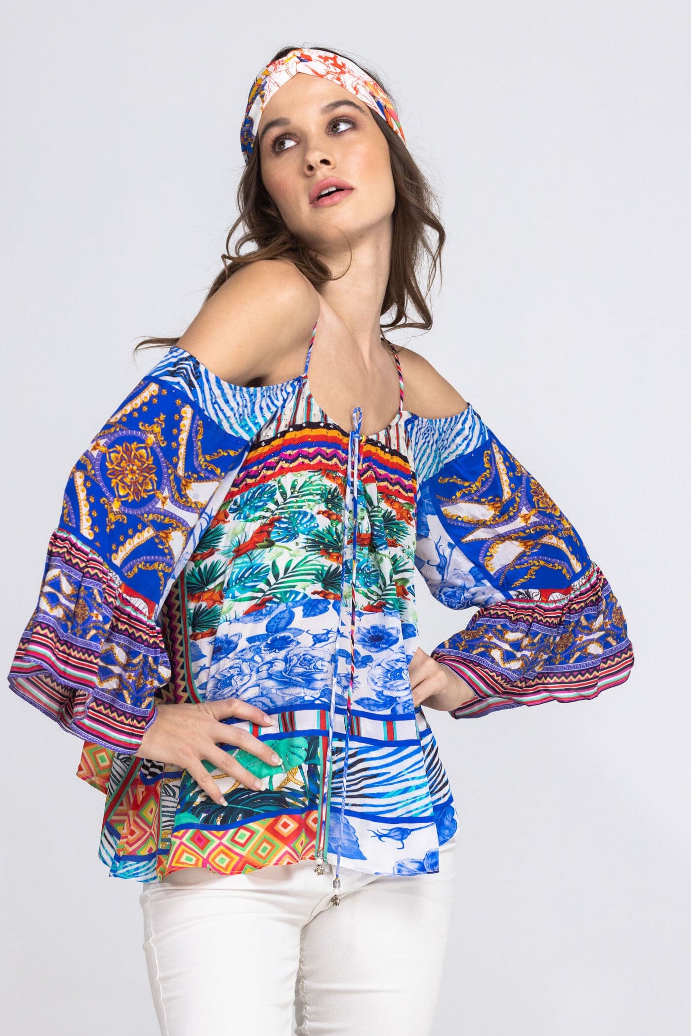 BEDOUIN PALMS - GYPSY TOP - TheSwankStore
