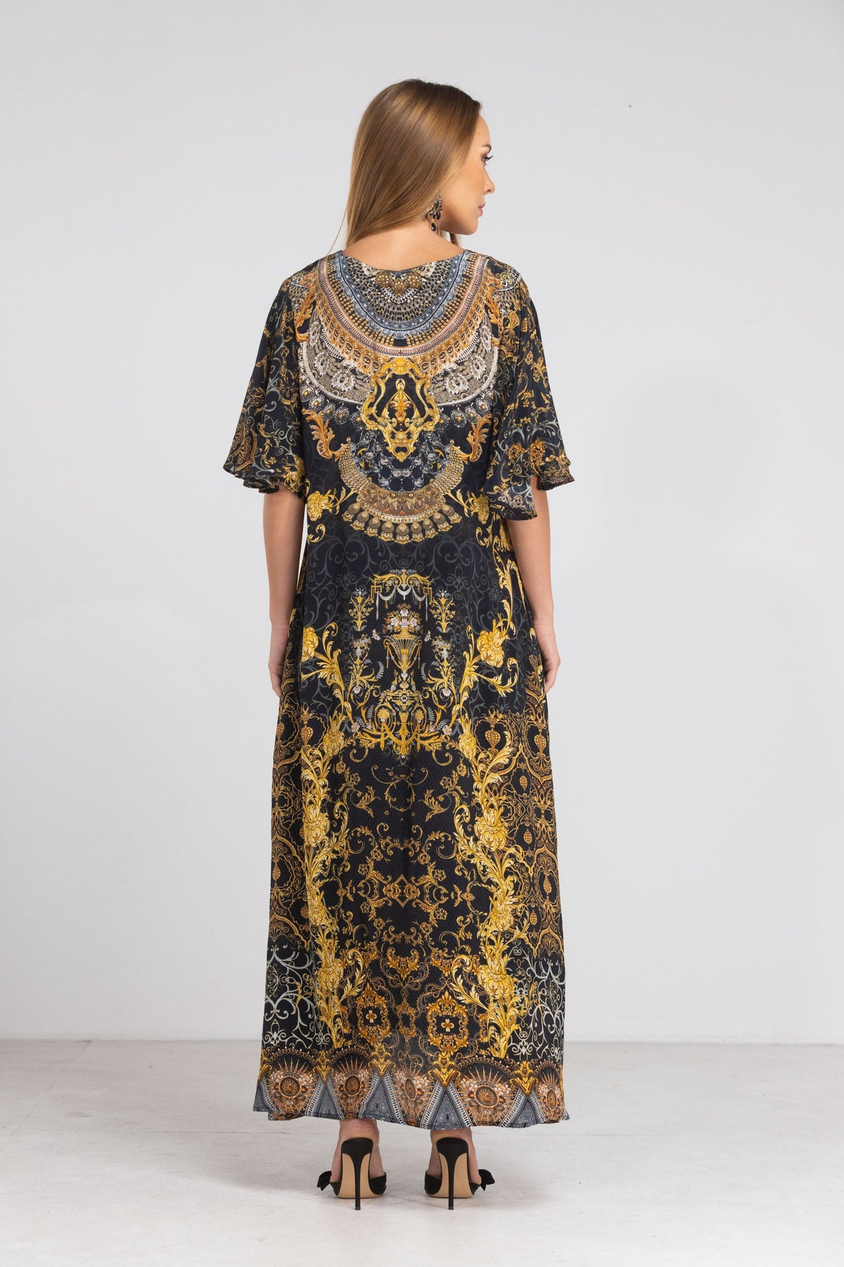 VALLETTA - MAXI SUN DRESS (Size XL/XXL - 18-20) - TheSwankStore