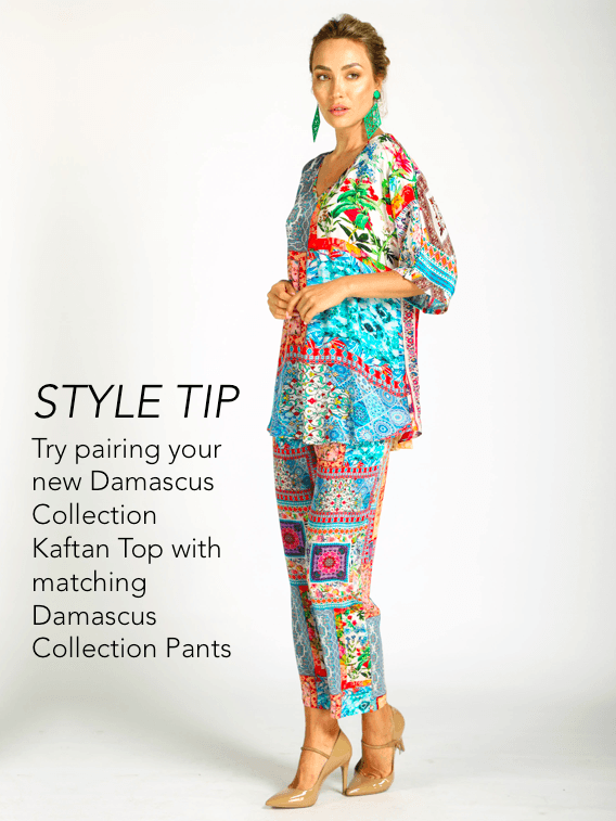 DAMASCUS - KAFTAN TOP (Shorter Style) - TheSwankStore