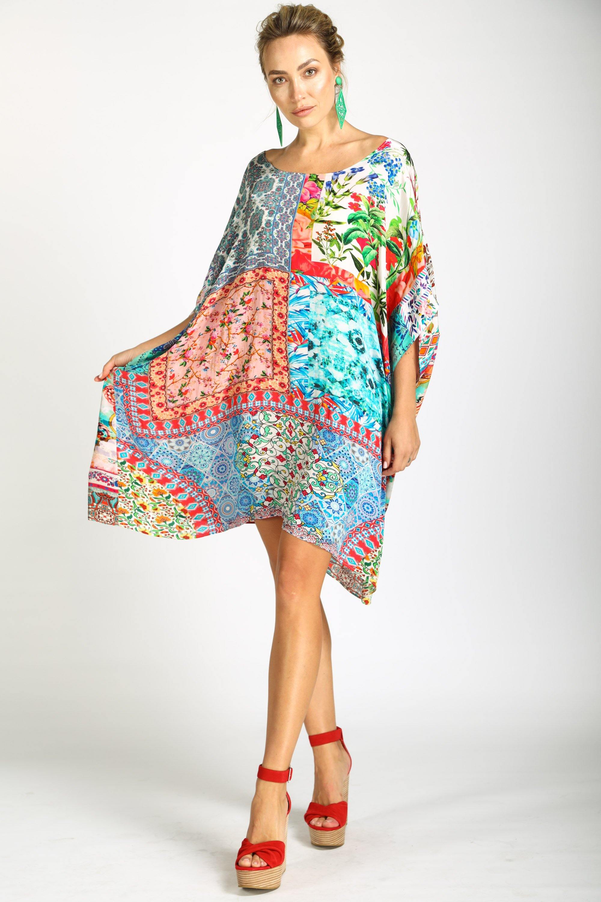 DAMASCUS - SHORT BOX KAFTAN - TheSwankStore