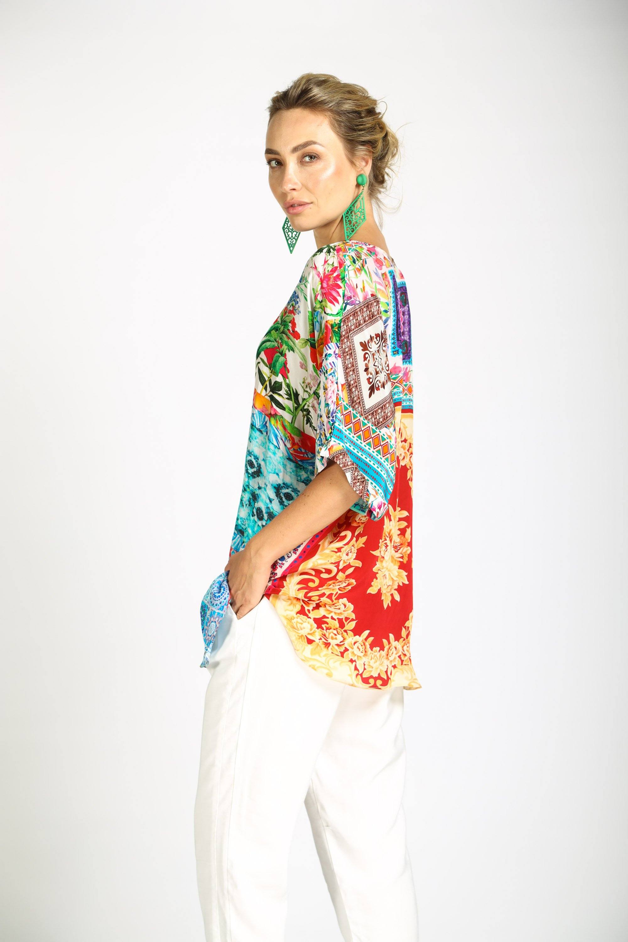 DAMASCUS - KAFTAN TOP (Shorter Style) - TheSwankStore