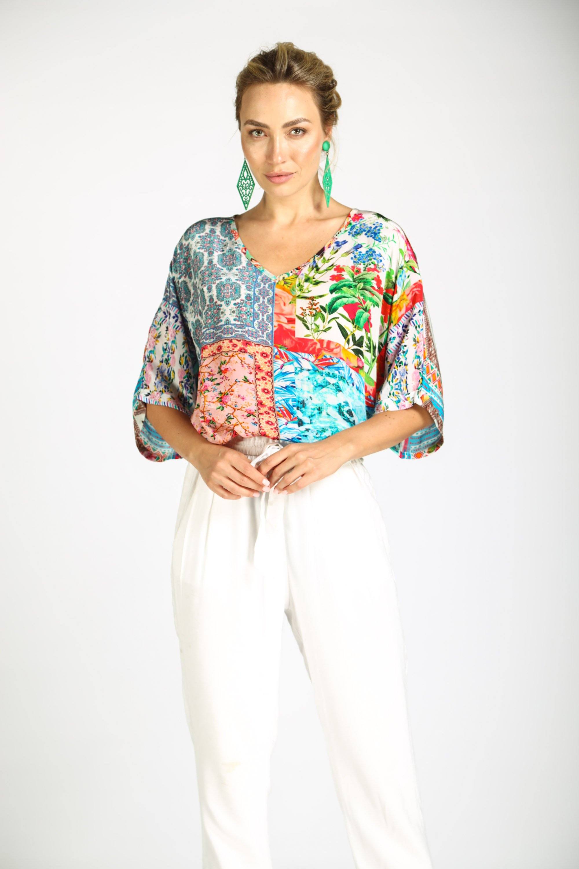 DAMASCUS - KAFTAN TOP (Shorter Style) - TheSwankStore