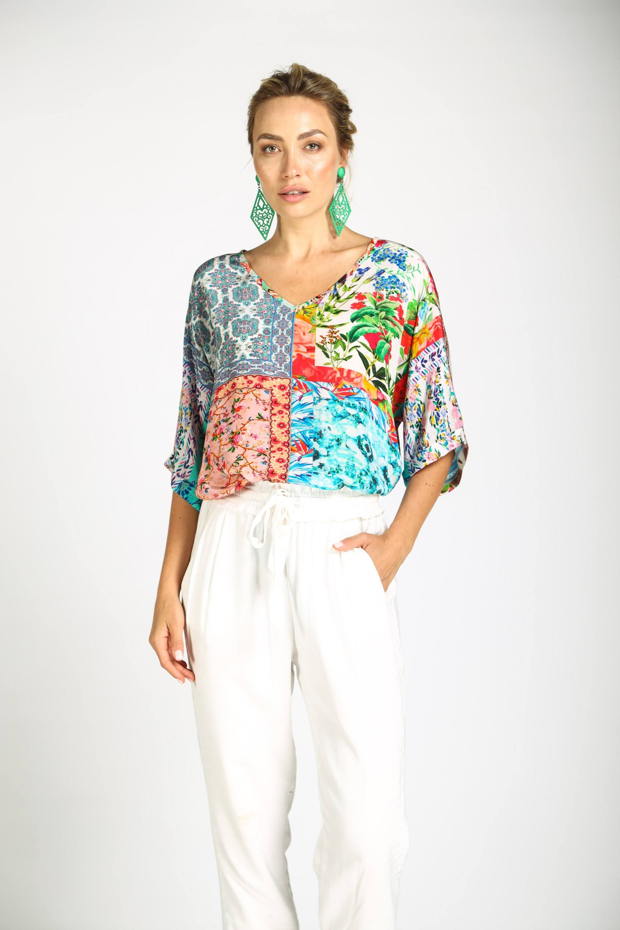 DAMASCUS - KAFTAN TOP (Shorter Style) - TheSwankStore