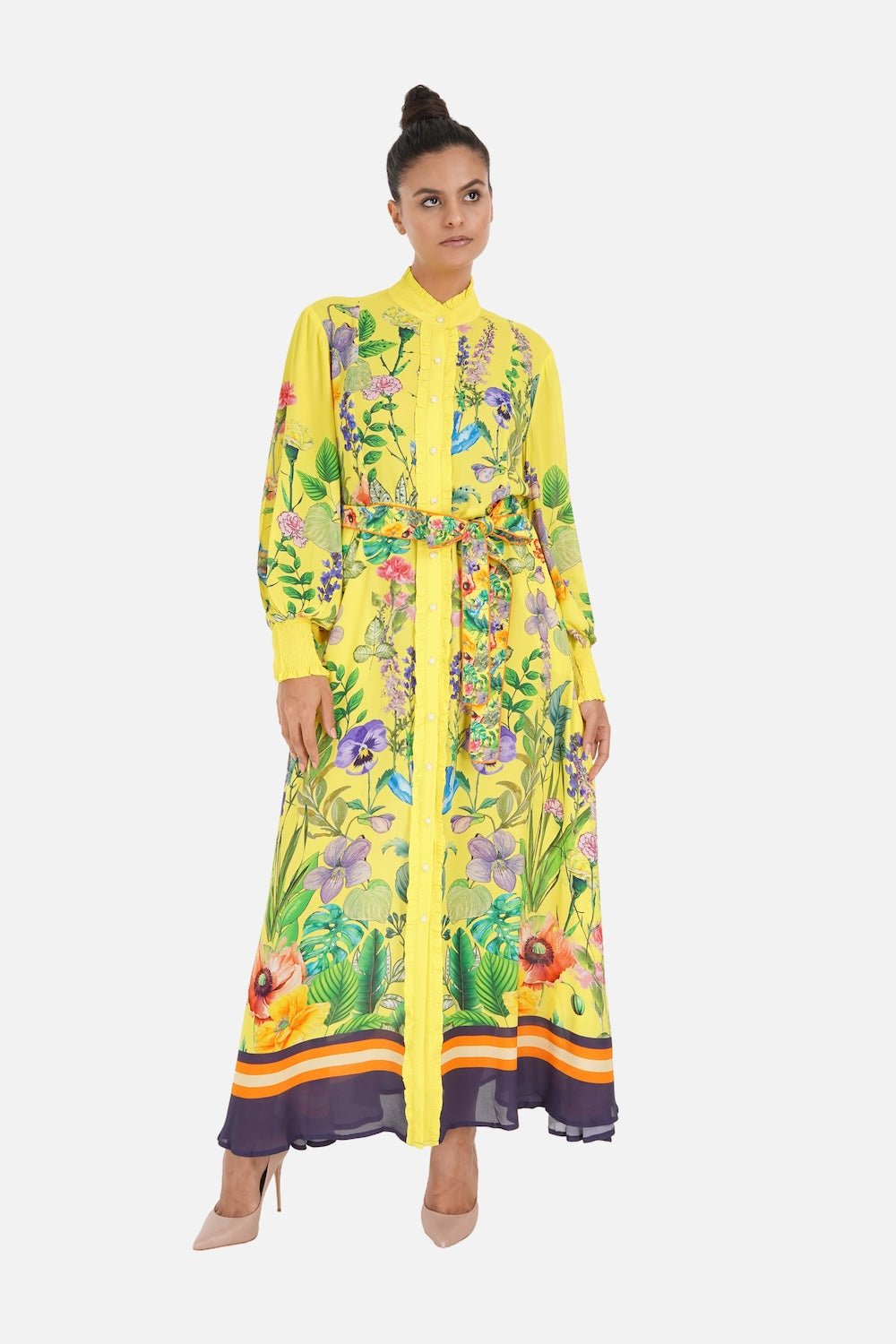 CALICO - LONG FREYA DRESS