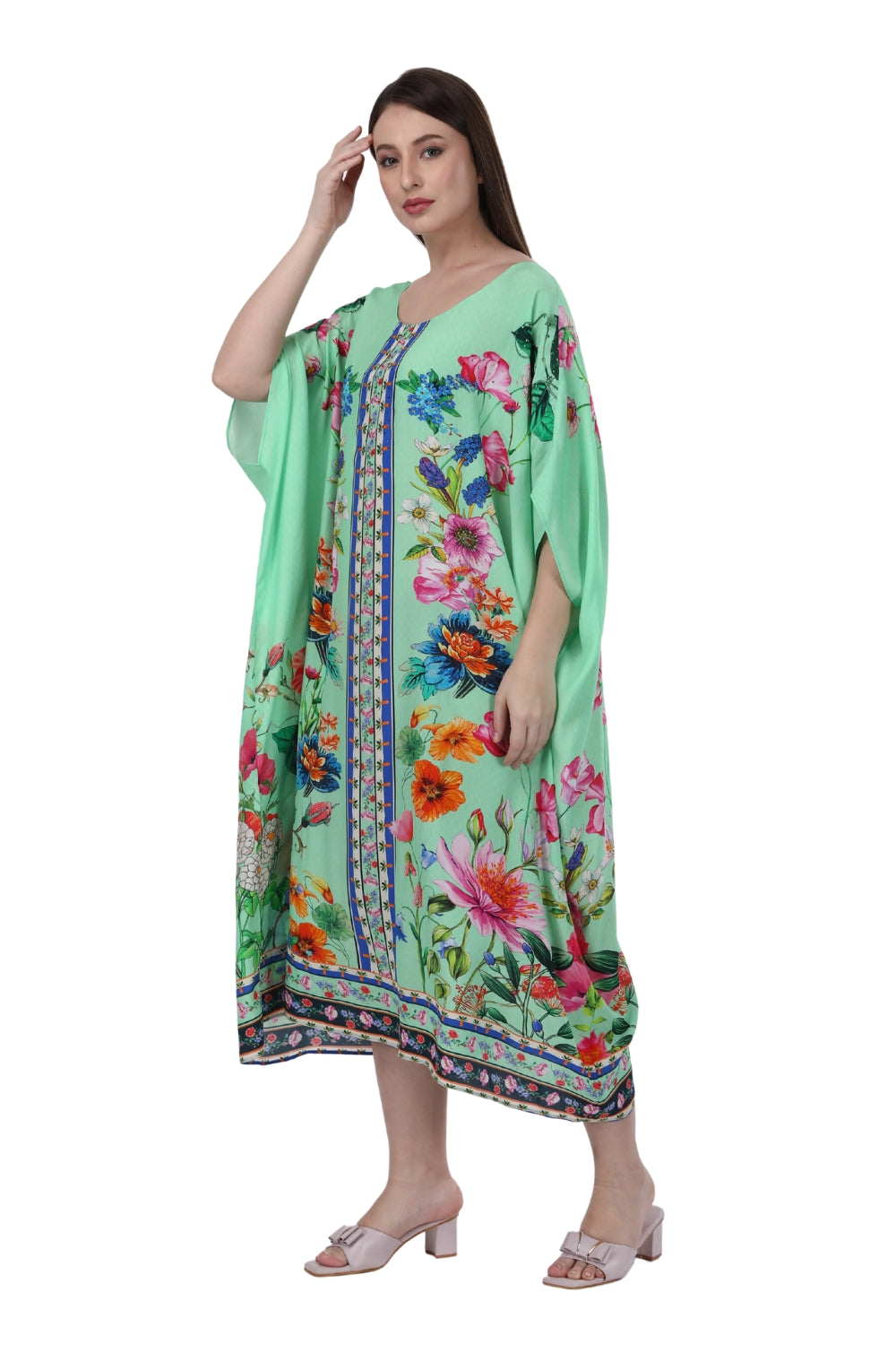 AMOUR GARDENIA - BOX KAFTAN - TheSwankStore