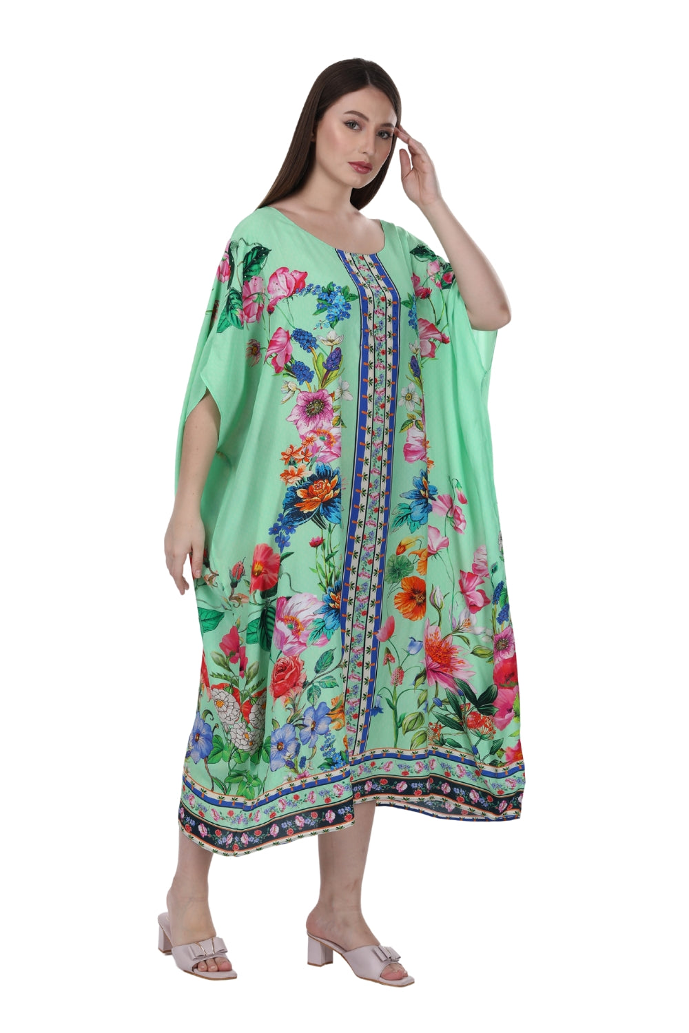 AMOUR GARDENIA - BOX KAFTAN - TheSwankStore