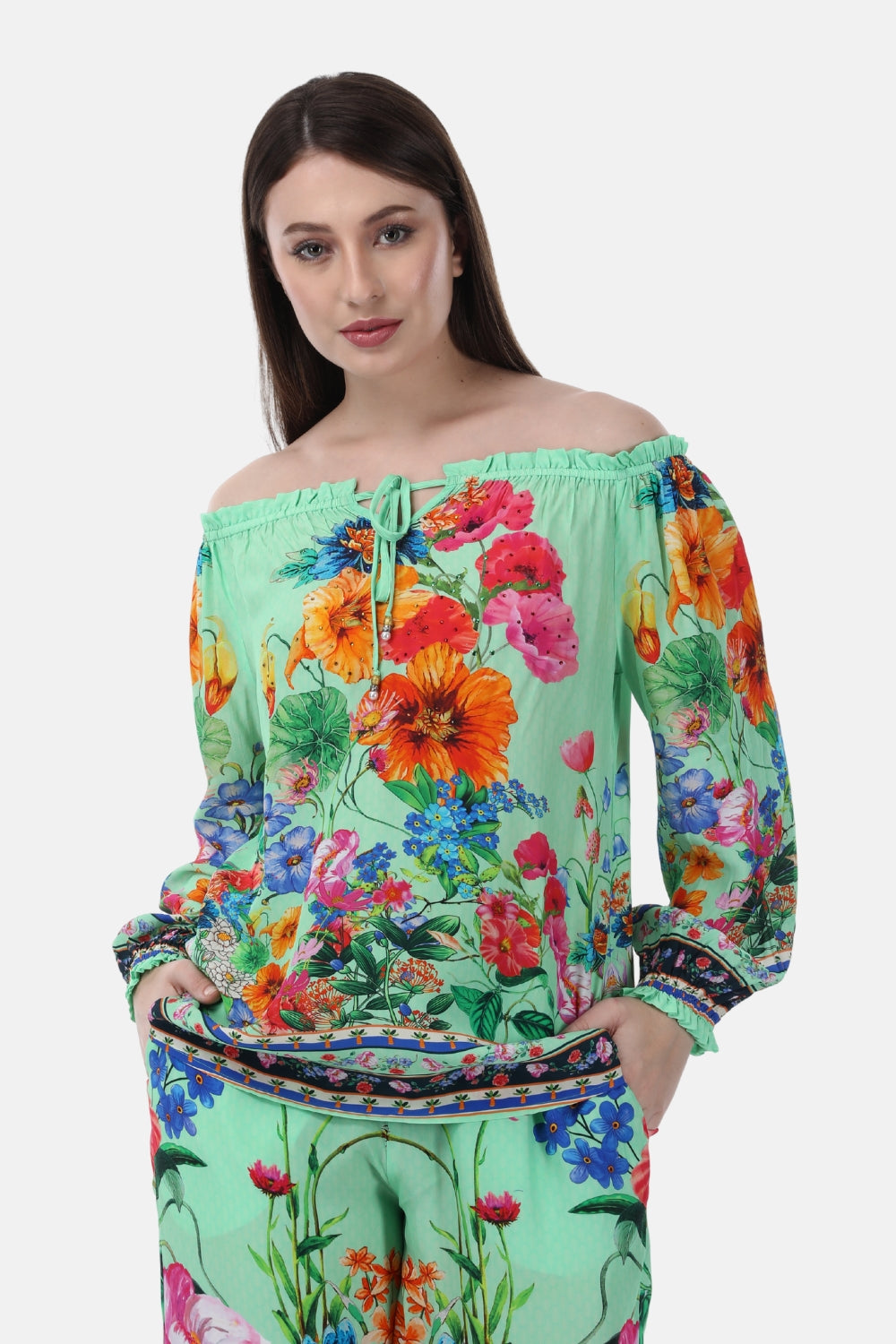 AMOUR GARDENIA - CALLA TOP - TheSwankStore