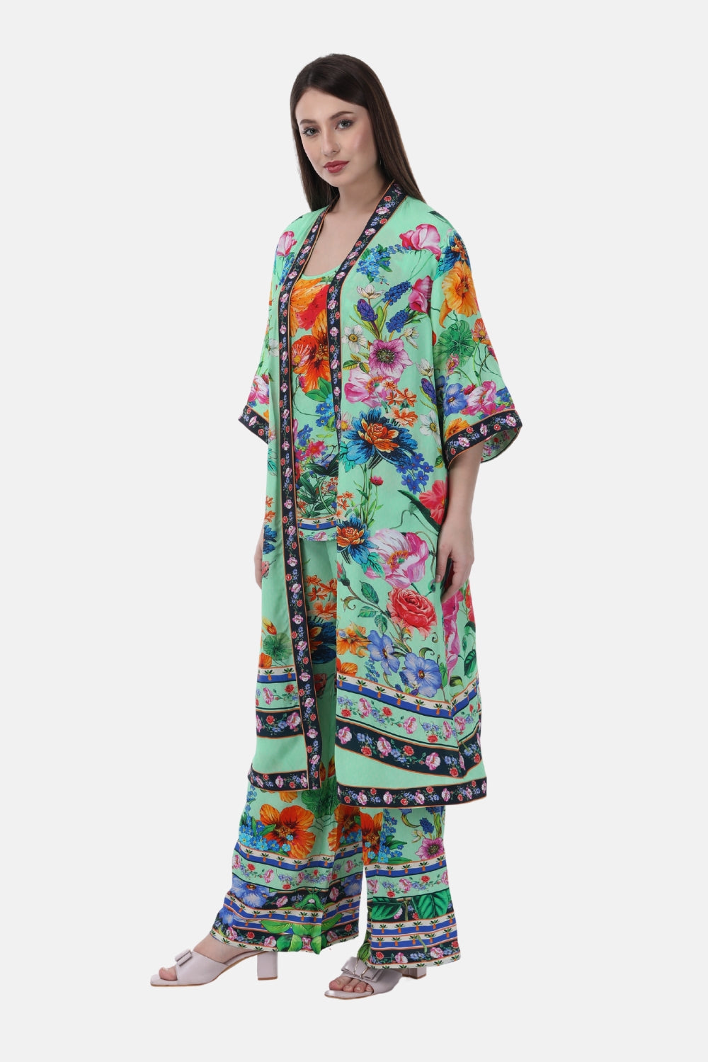 AMOUR GARDENIA - KIMONO LONG - TheSwankStore