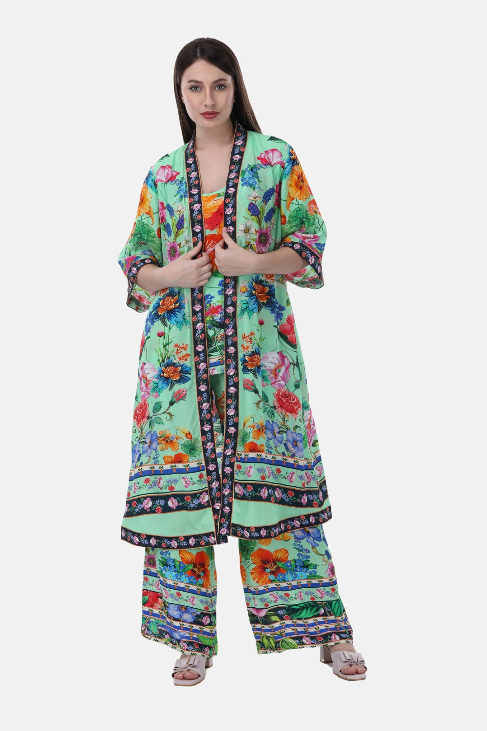 AMOUR GARDENIA - KIMONO LONG - TheSwankStore