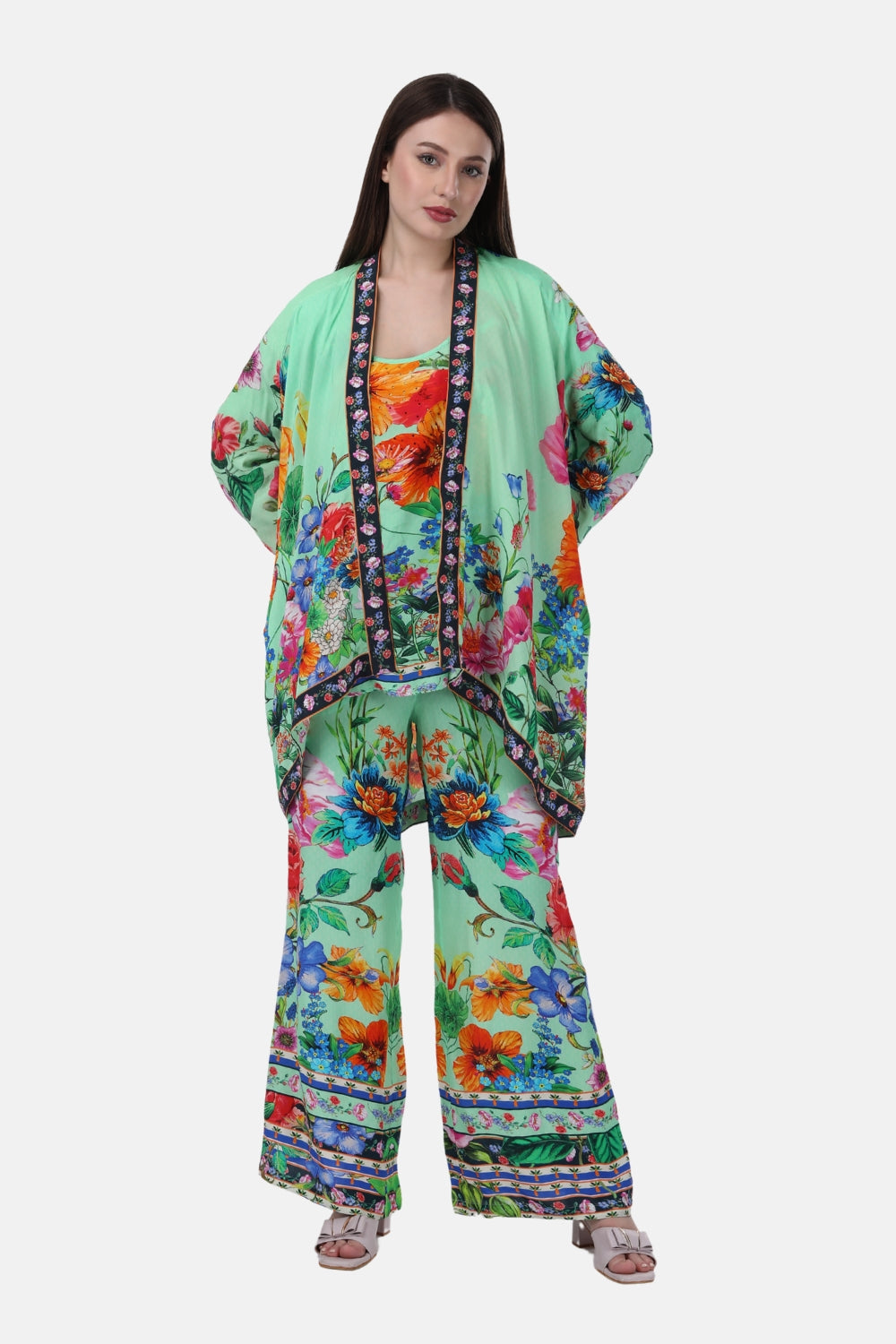 AMOUR GARDENIA - KIMONO SHORT SHRUG - TheSwankStore