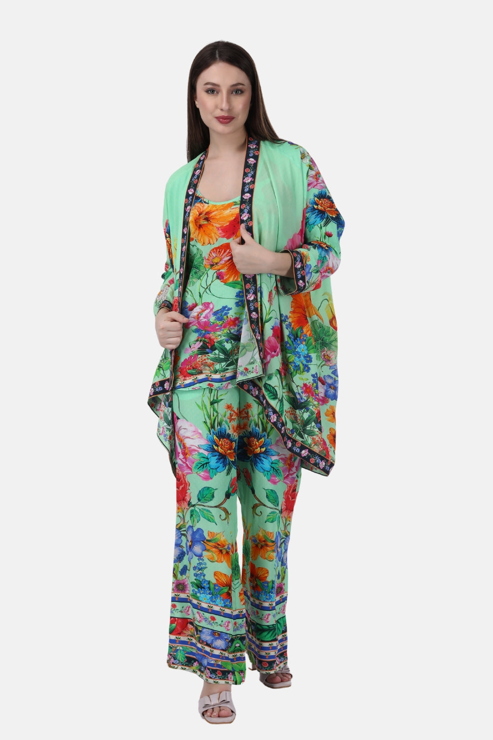 AMOUR GARDENIA - KIMONO SHORT SHRUG - TheSwankStore