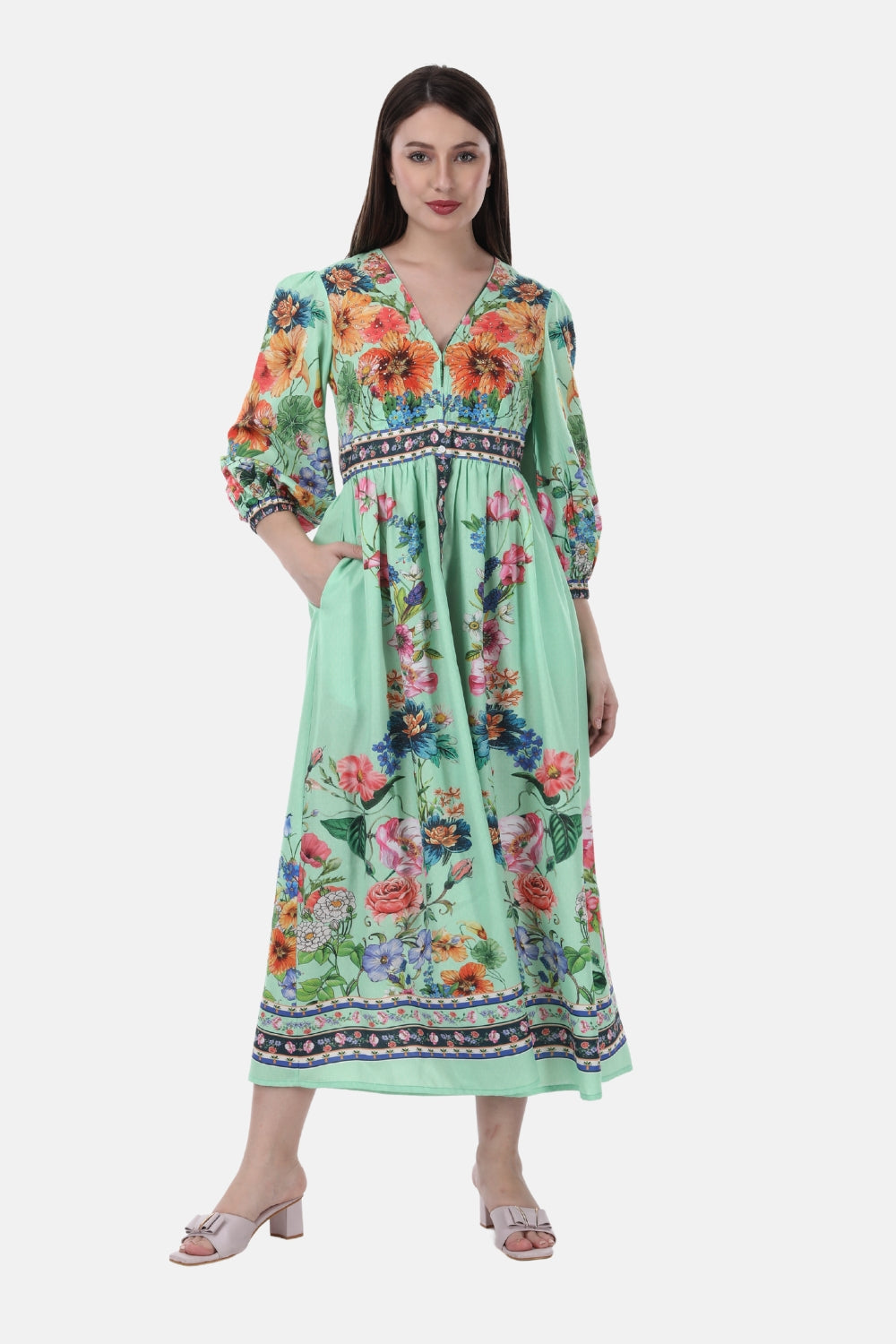 AMOUR GARDENIA - SAIGON DRESS - TheSwankStore
