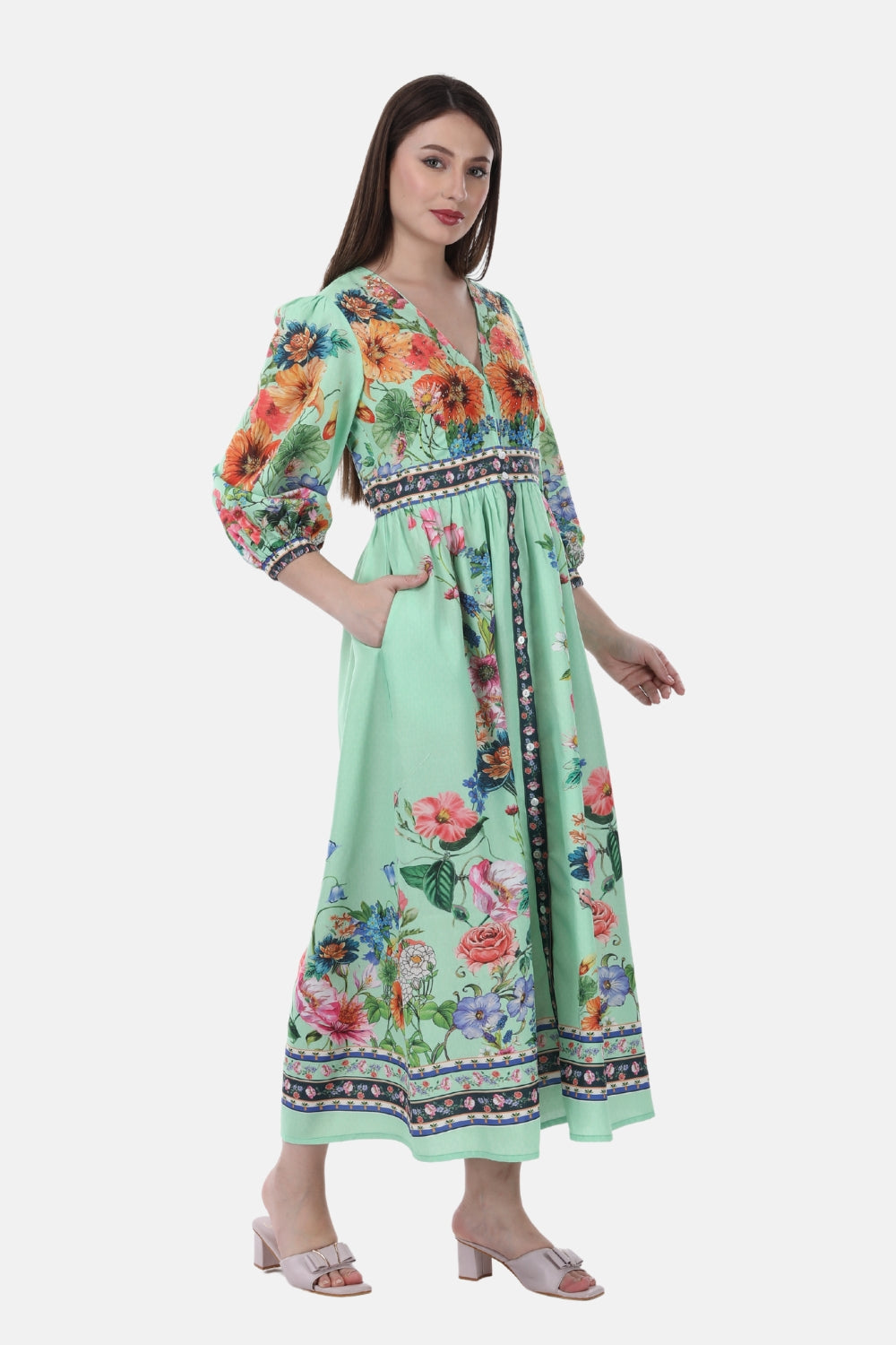AMOUR GARDENIA - SAIGON DRESS - TheSwankStore