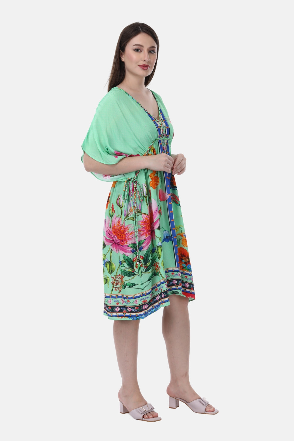 AMOUR GARDENIA - SHORT KAFTAN - TheSwankStore