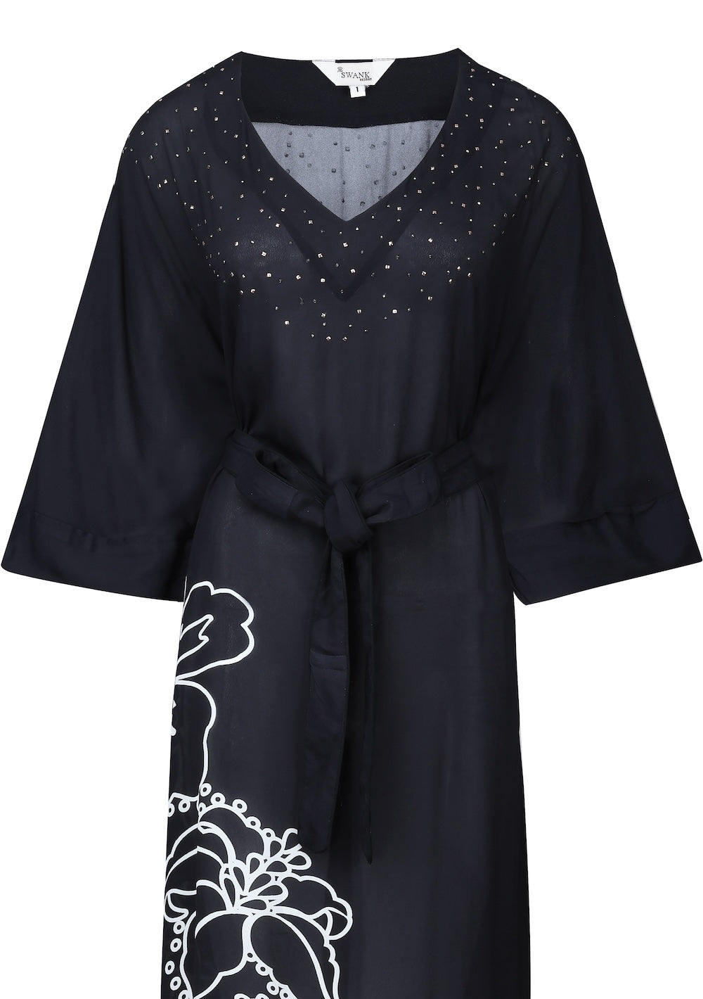 AVANTI - MIDI DRESS WITH SHORT SLEEVE - TheSwankStore